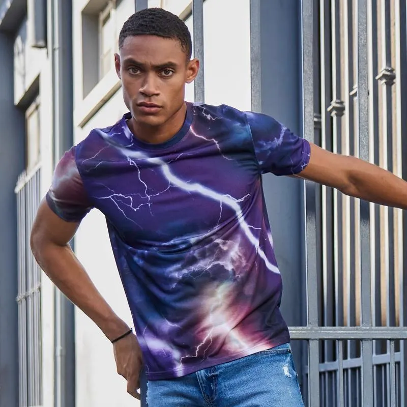 Herren-T-Shirt mit Allover-Print