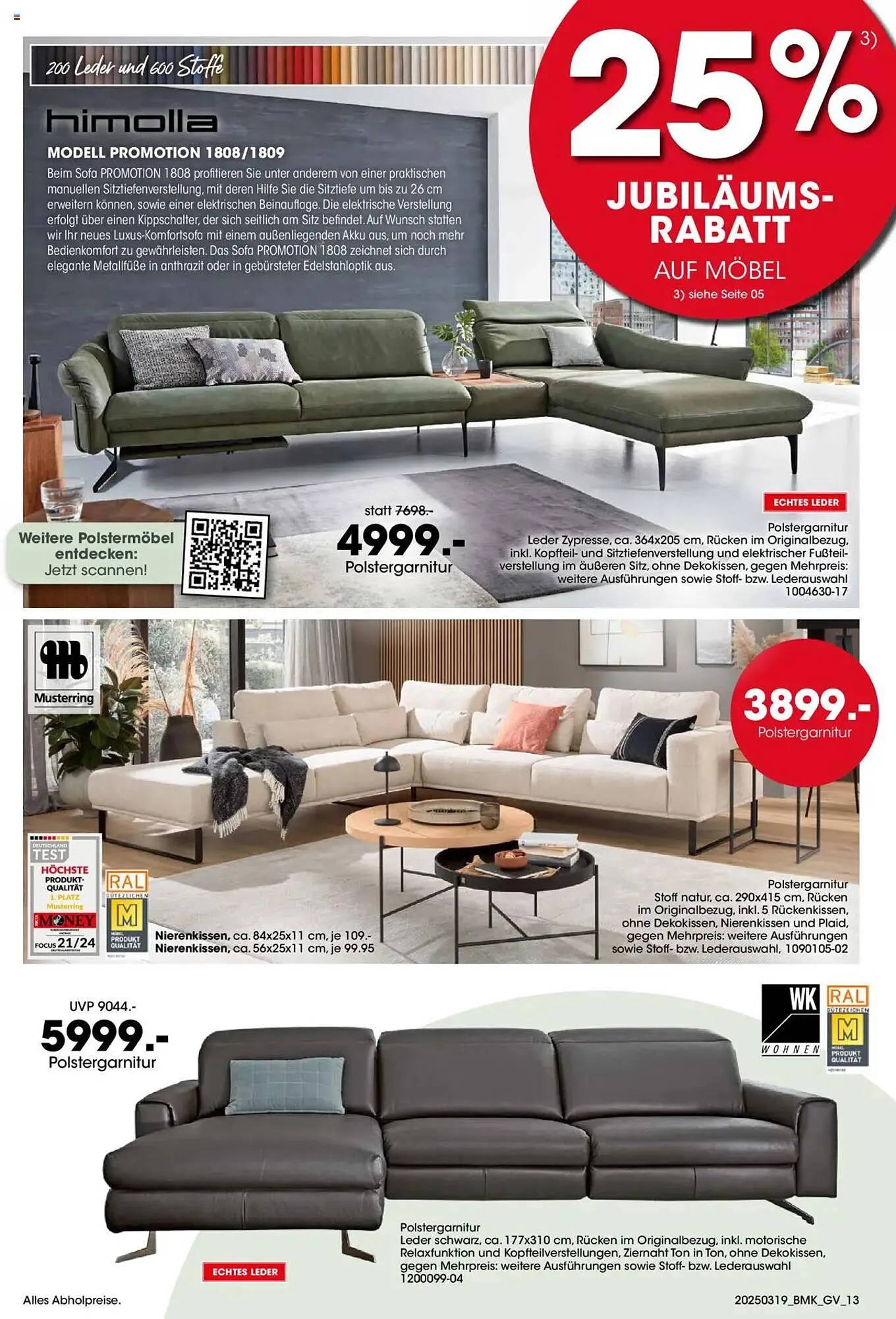 Möbel Martin Prospekt von 19. März bis 8. April 2025 - Prospekt seite 13