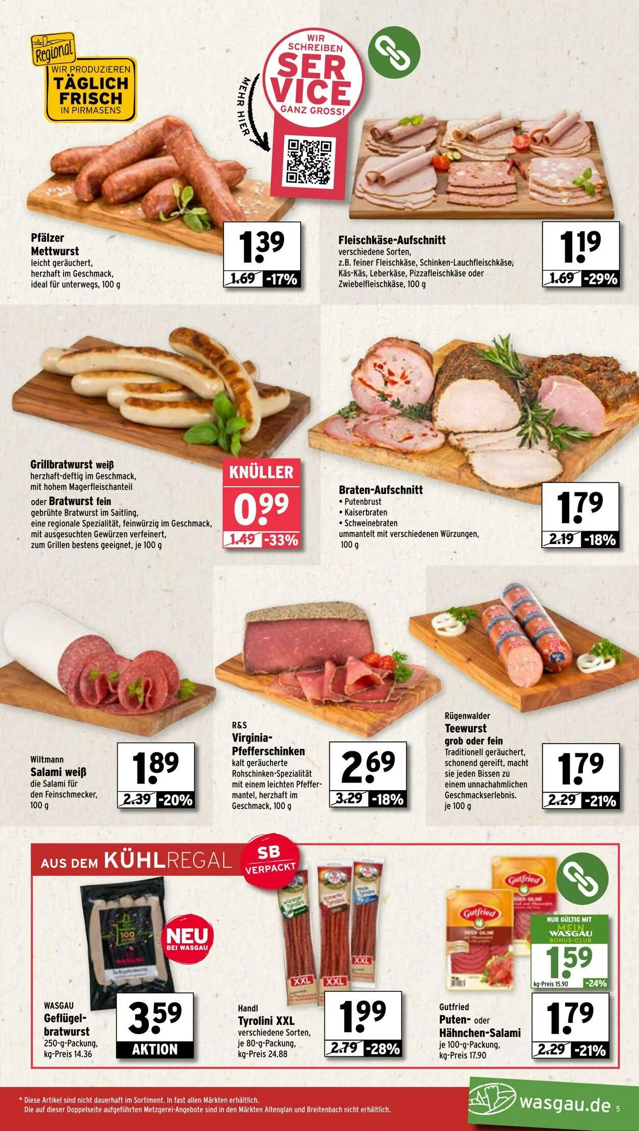 Wasgau von 5. Mai bis 10. Mai 2025 - Prospekt seite 5