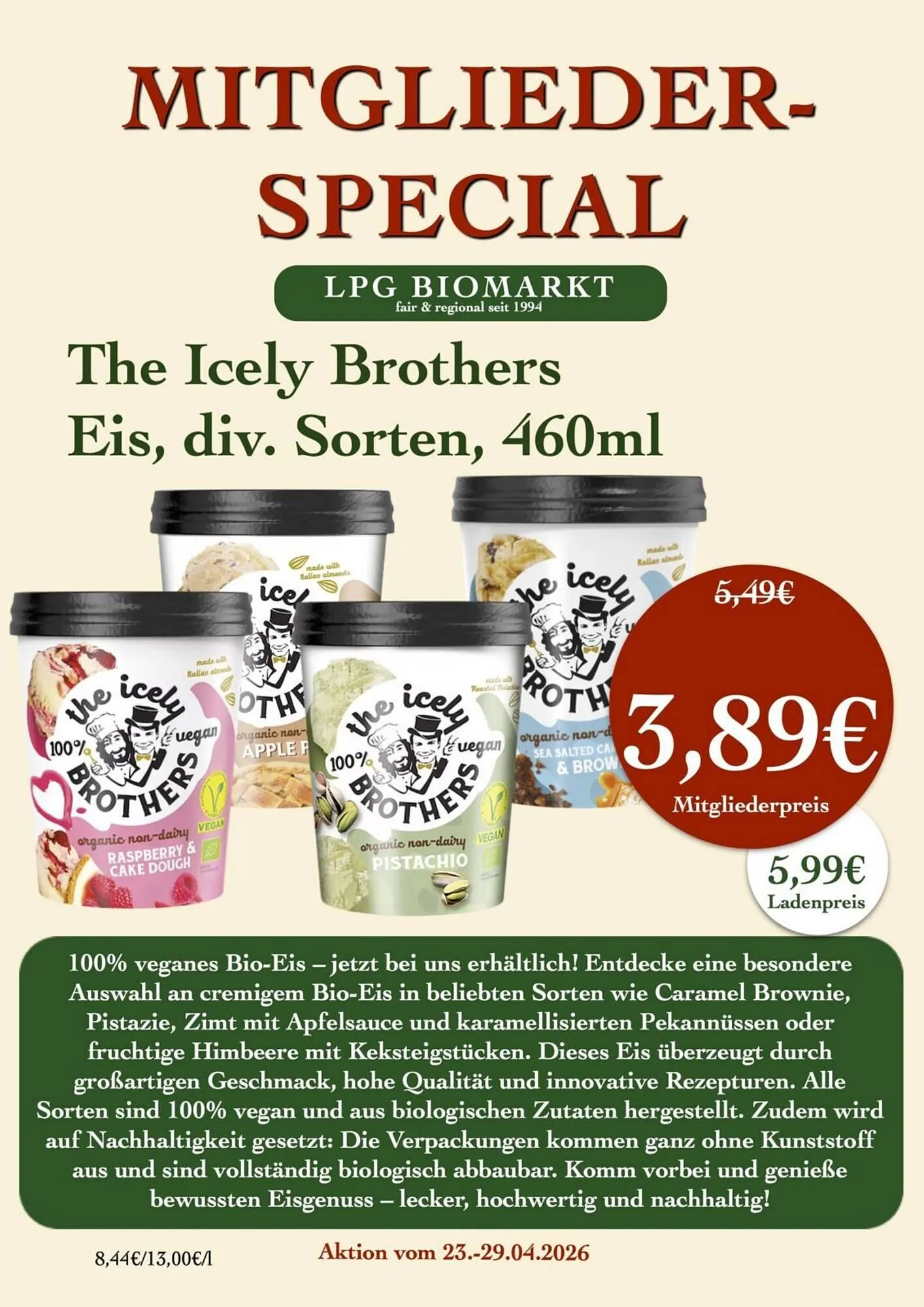 LPG Biomarkt Prospekt von 23. April bis 29. April 2026 - Prospekt seite 9