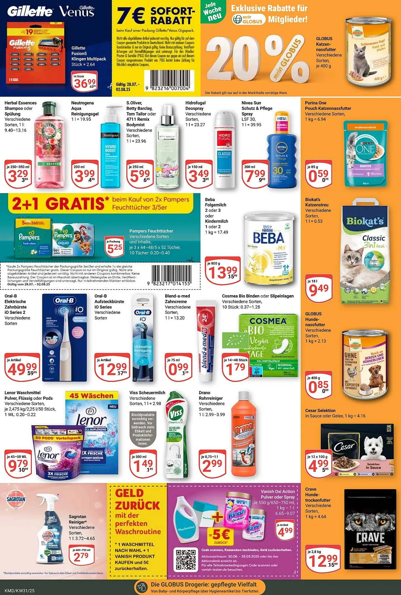 Globus Prospekt von 28. Juli bis 2. August 2025 - Prospekt seite 17