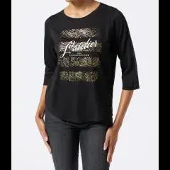 Shirt mit goldschimmerndem Print