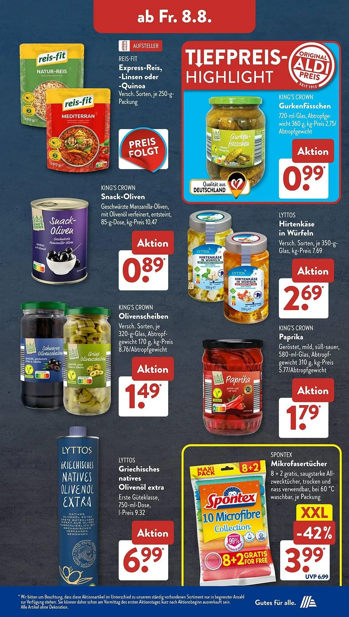 Aldi Süd Prospekt von 4. August bis 10. August 2025 - Prospekt seite 15