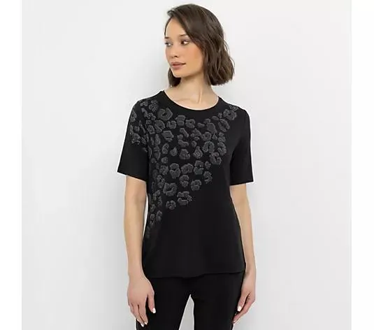 Wählen Sie Ihre Variante: STEFFEN SCHRAUT Shirt, 1/2-Arm Rundhalsausschnitt mit ECOVERO Viskose figurumspielend