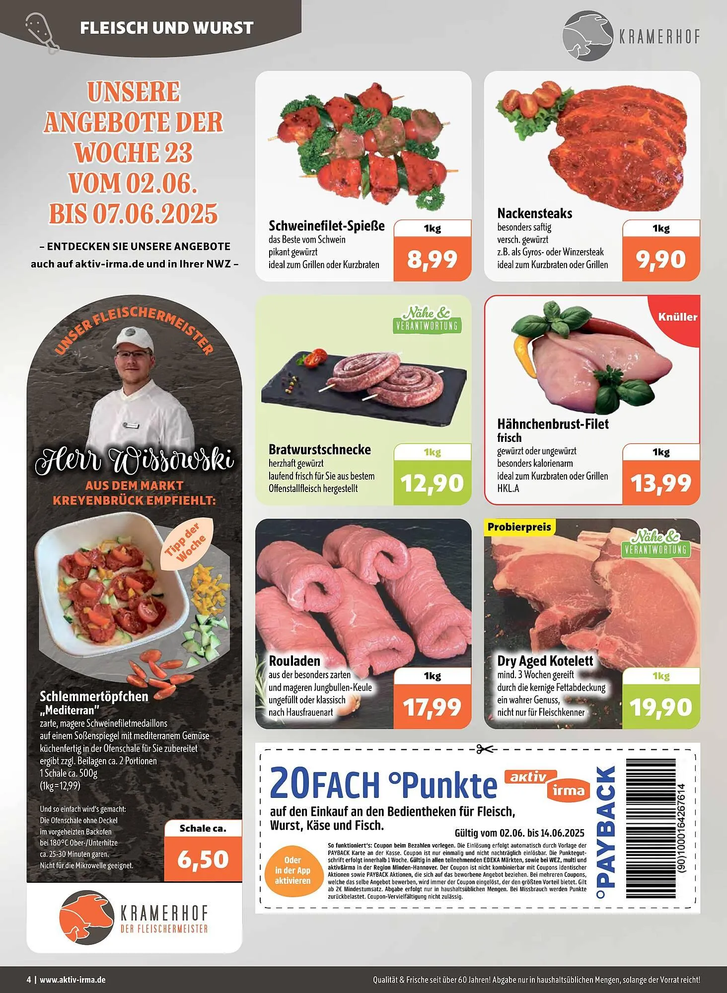 Aktiv Irma Prospekt von 2. Juni bis 7. Juni 2025 - Prospekt seite 4