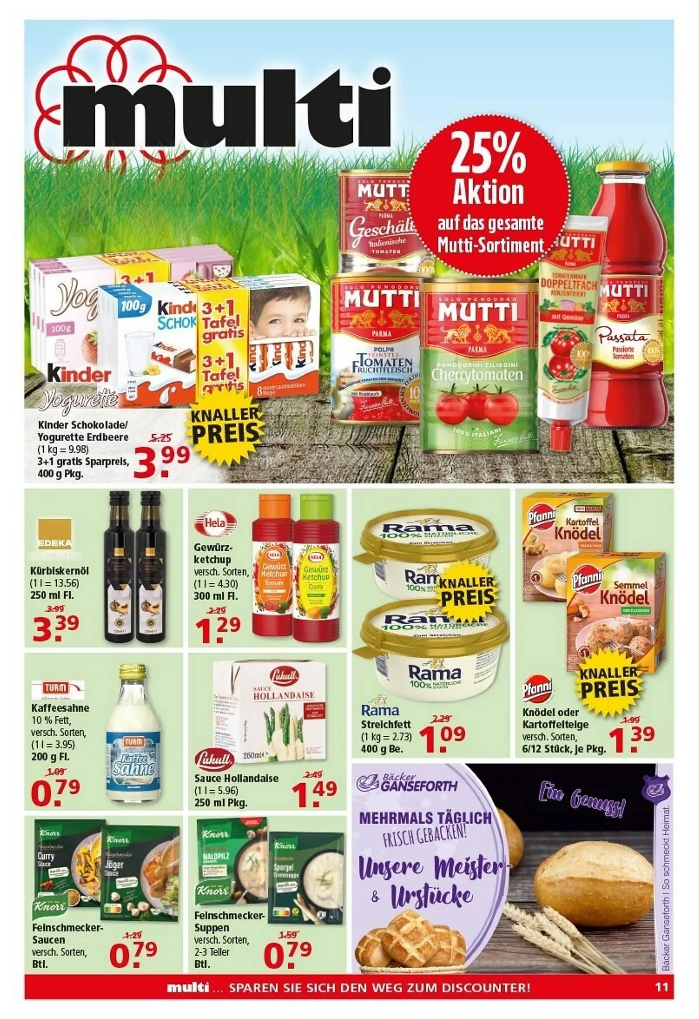 Multi Markt Prospekt von 23. März bis 28. März 2026 - Prospekt seite 11