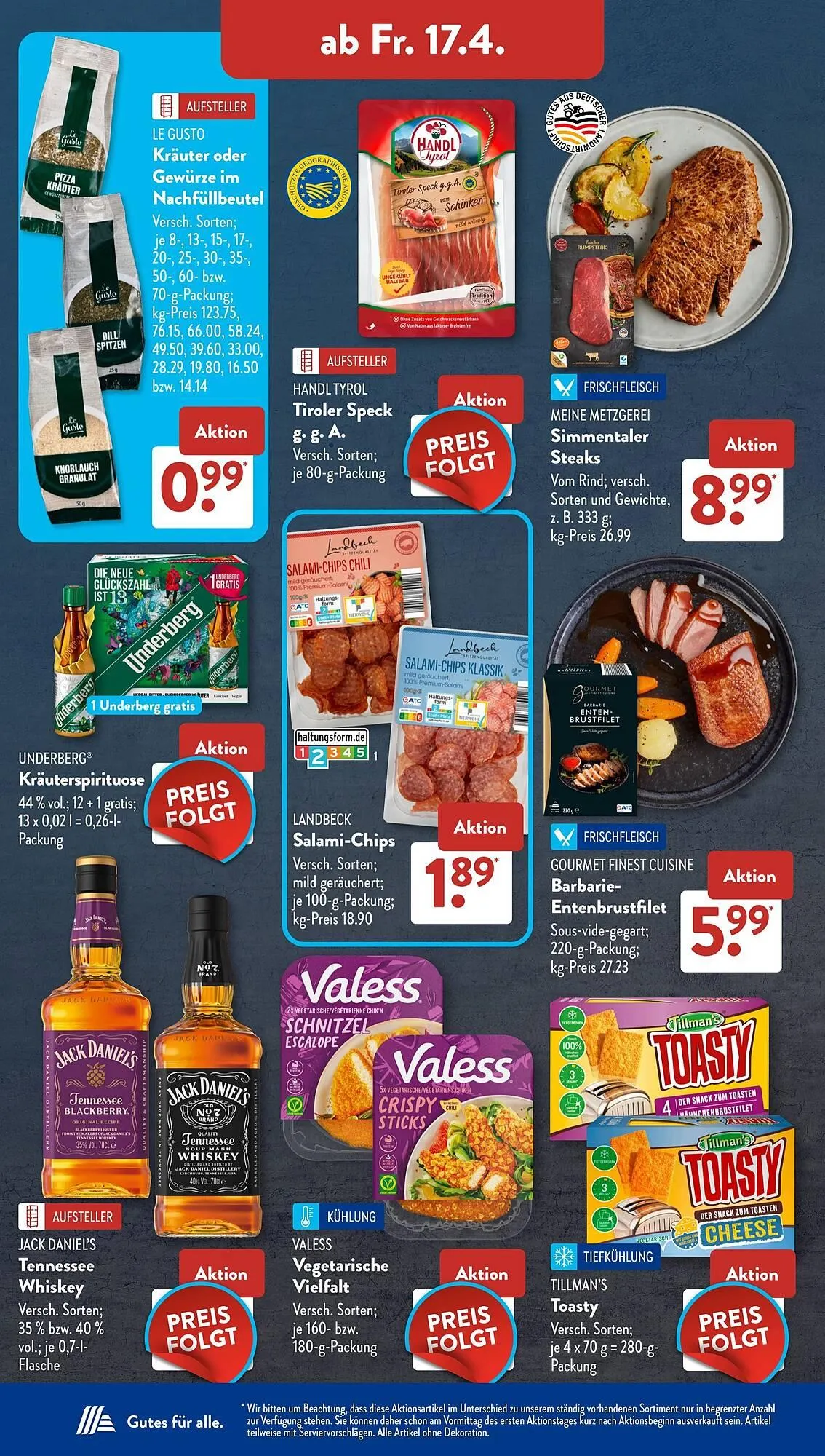 Aldi Süd Prospekt von 13. April bis 19. April 2026 - Prospekt seite 15