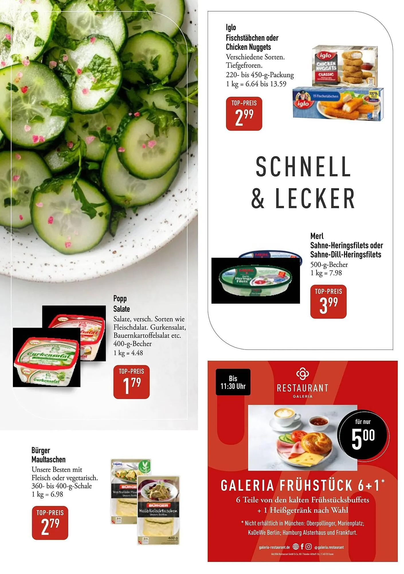 Galeria Markthalle Prospekt von 16. März bis 23. März 2026 - Prospekt seite 6