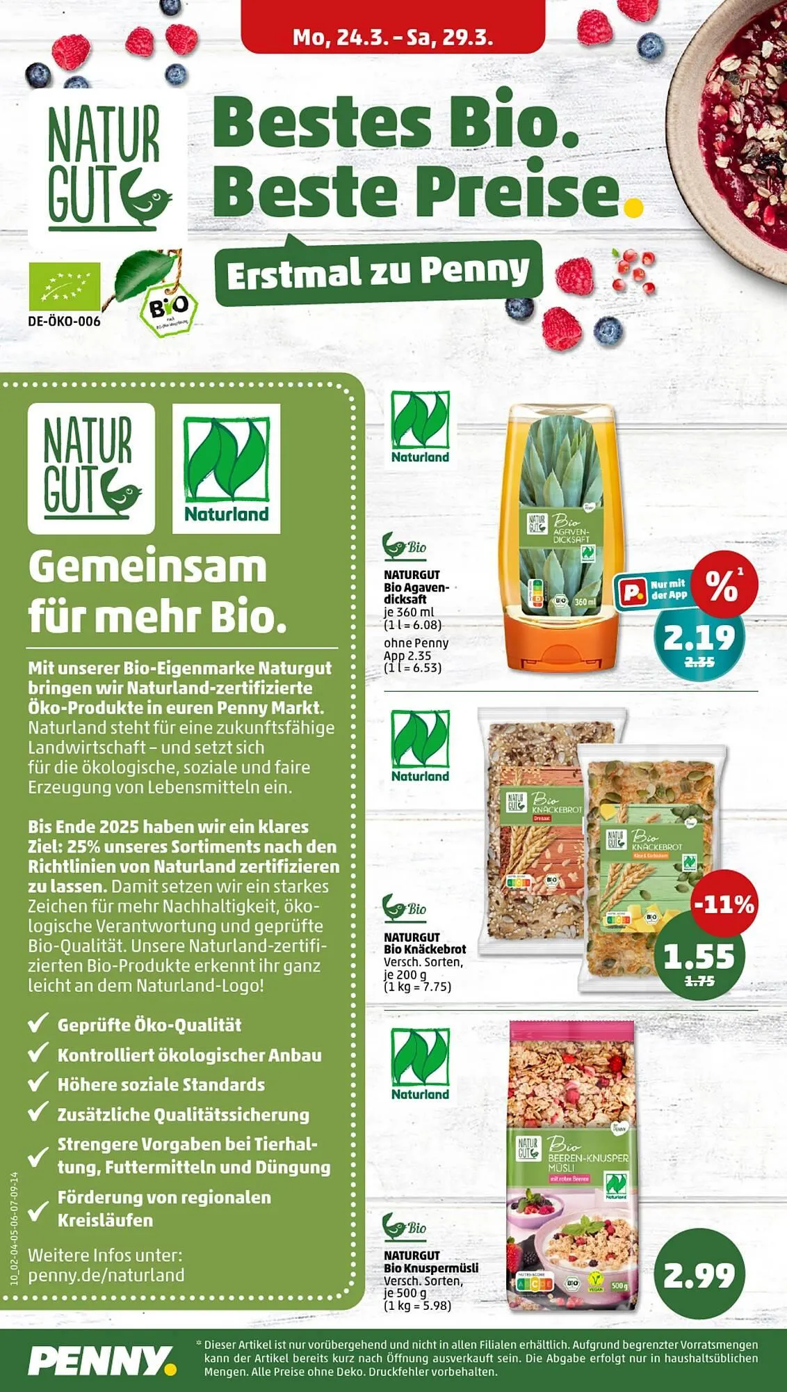 PENNY Prospekt von 24. März bis 29. März 2025 - Prospekt seite 10
