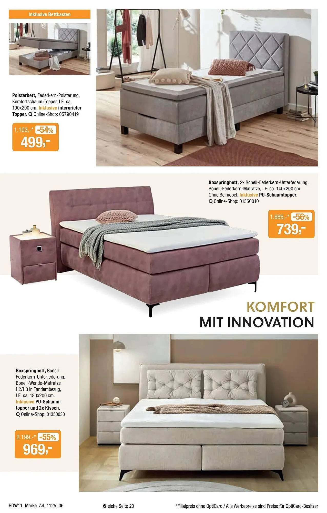 Opti Wohnwelt Prospekt von 23. Oktober bis 16. November 2025 - Prospekt seite 6