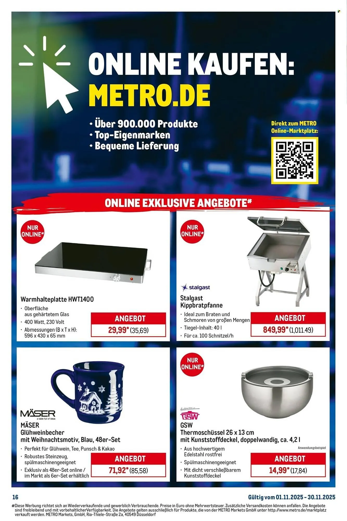 METRO Prospekt von 1. November bis 30. November 2025 - Prospekt seite 16