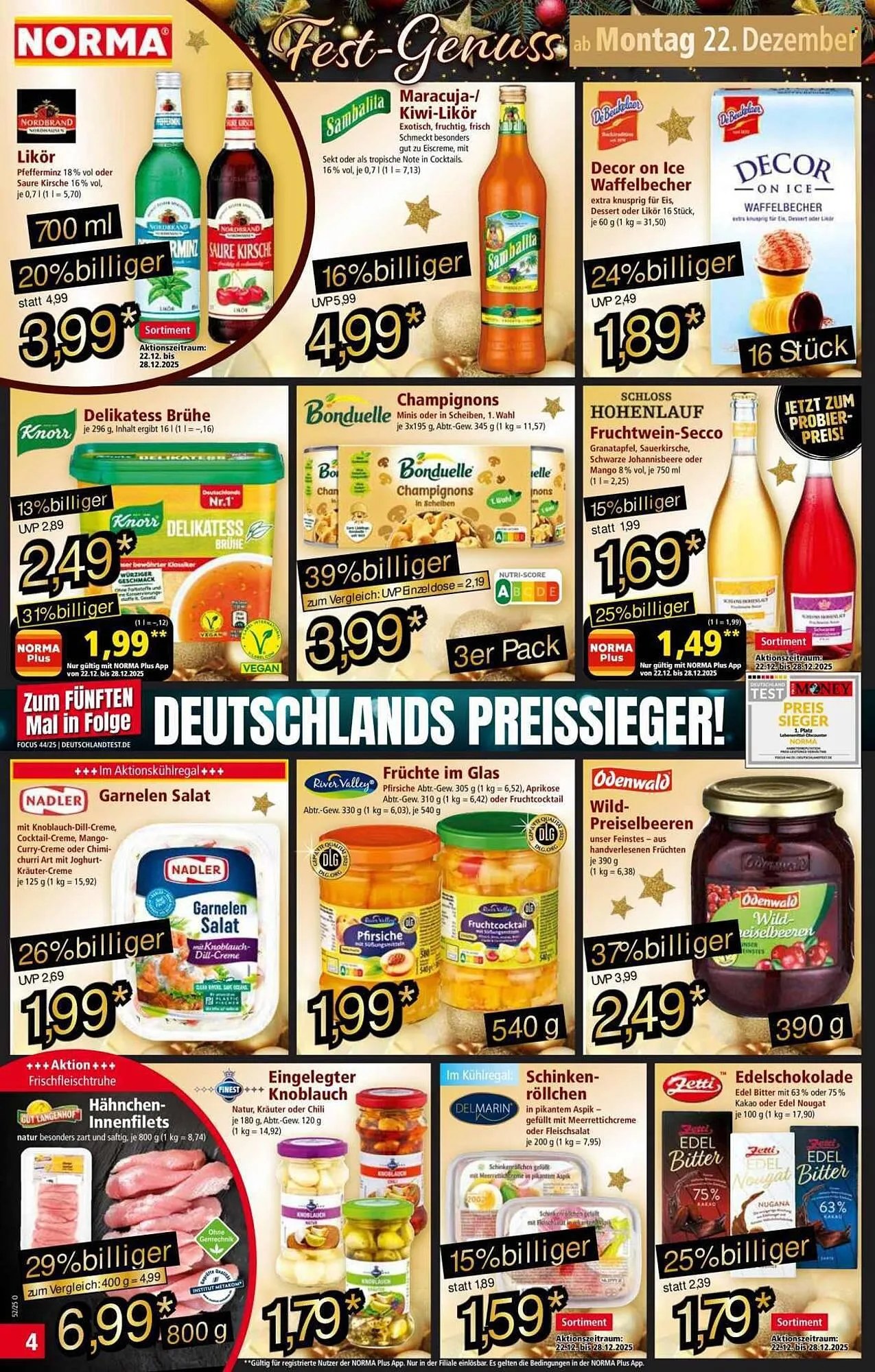 Norma Prospekt von 22. Dezember bis 28. Dezember 2025 - Prospekt seite 4