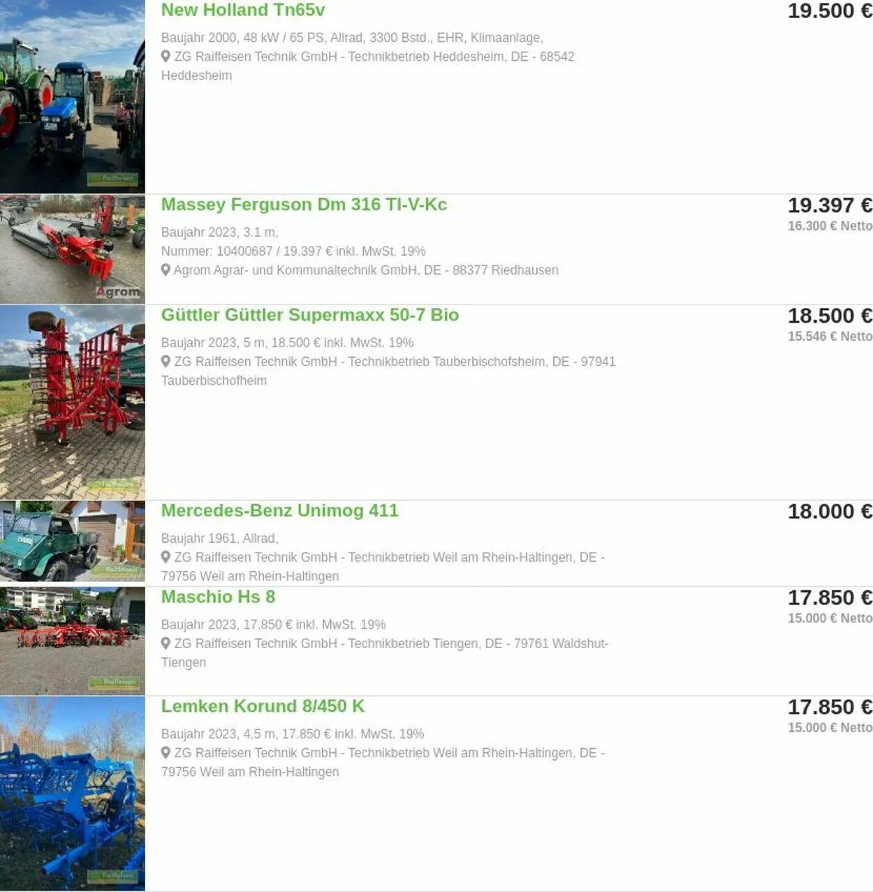 ZG Raiffeisen Aktueller Prospekt von 17. März bis 26. März 2025 - Prospekt seite 16