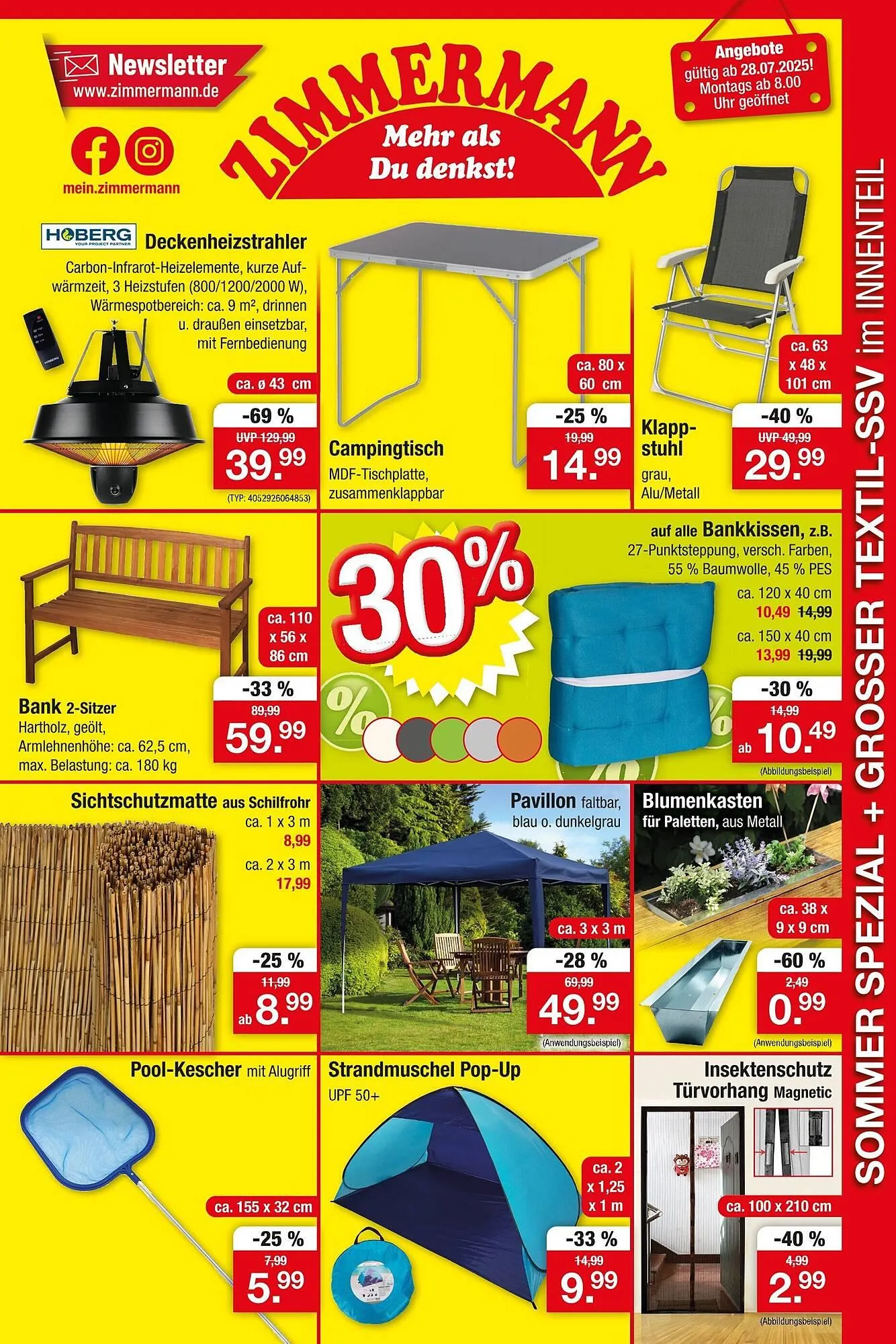 Zimmermann Prospekt von 28. Juli bis 2. August 2025 - Prospekt seite 11