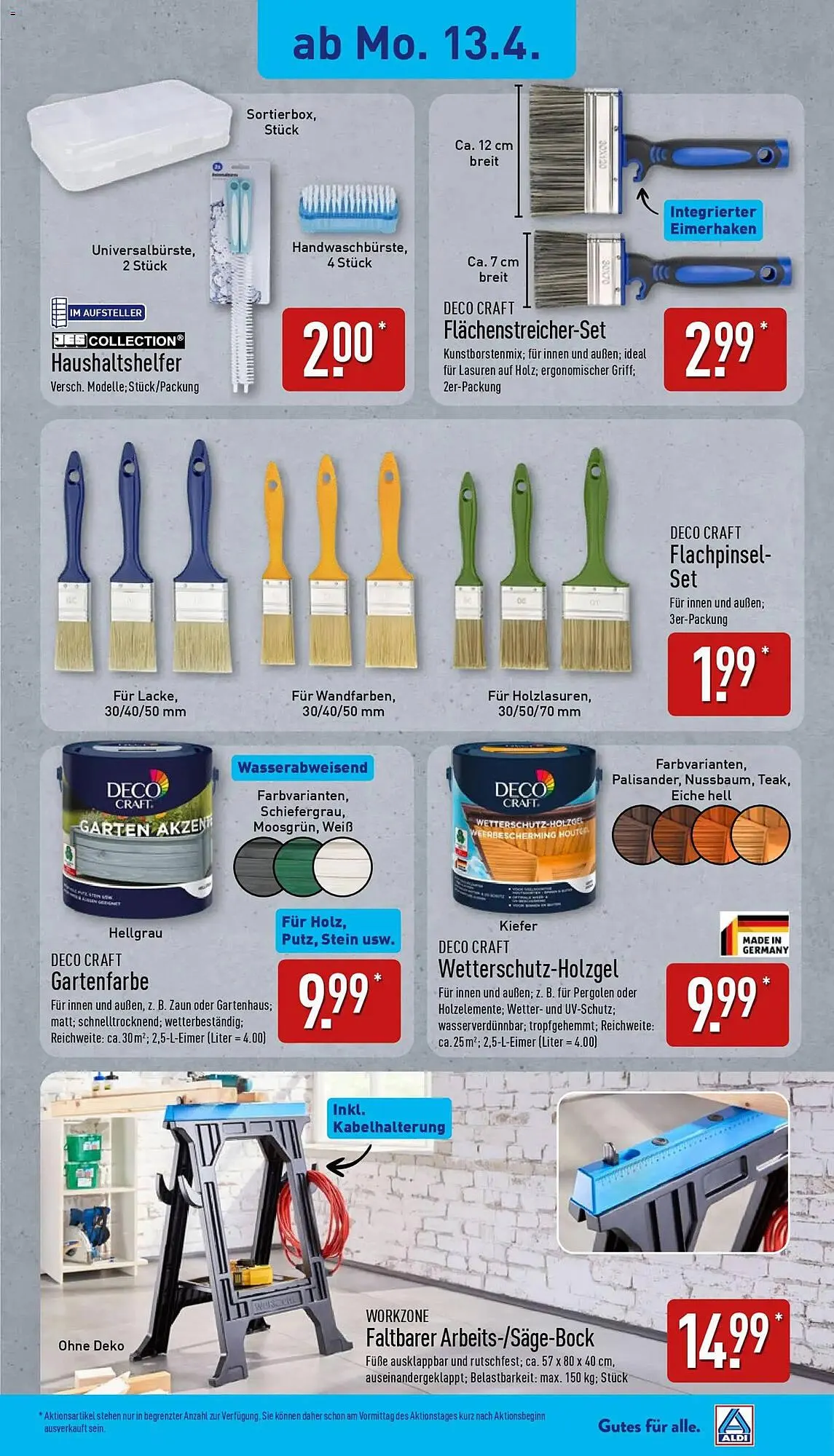 Aldi Nord Prospekt von 13. April bis 18. April 2026 - Prospekt seite 8