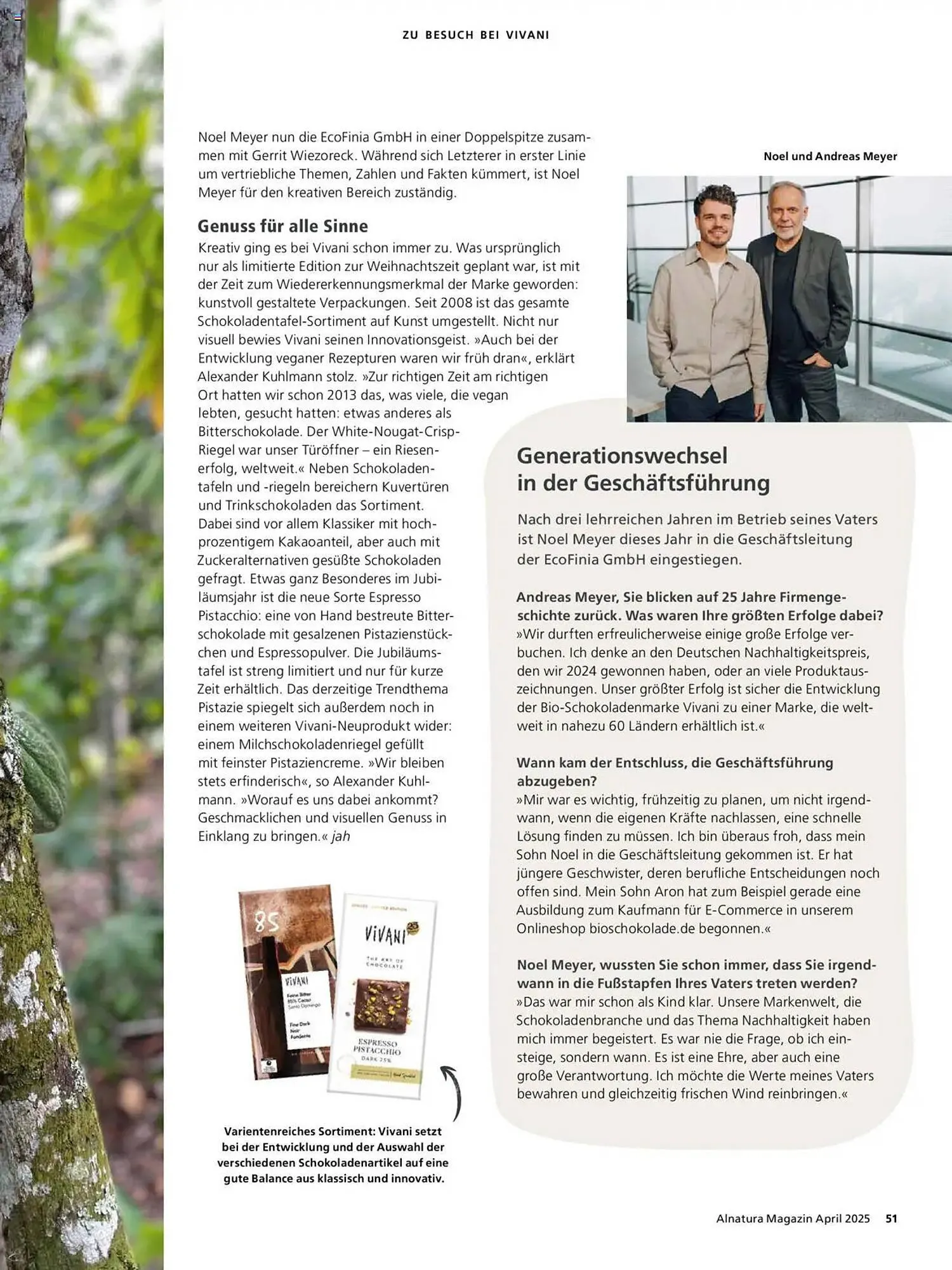 Alnatura Prospekt von 1. April bis 30. April 2025 - Prospekt seite 51