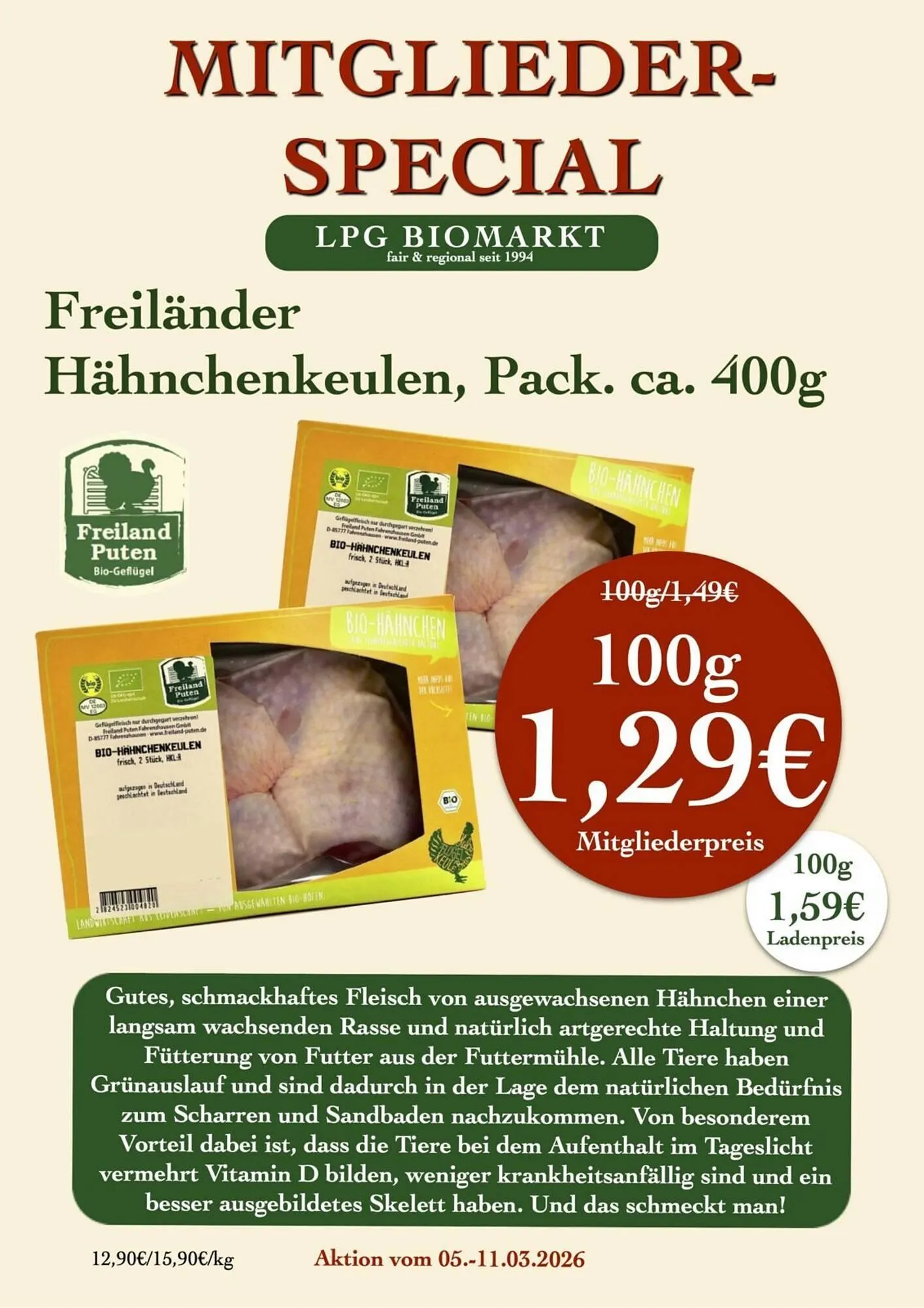 LPG Biomarkt Prospekt von 5. März bis 11. März 2026 - Prospekt seite 6