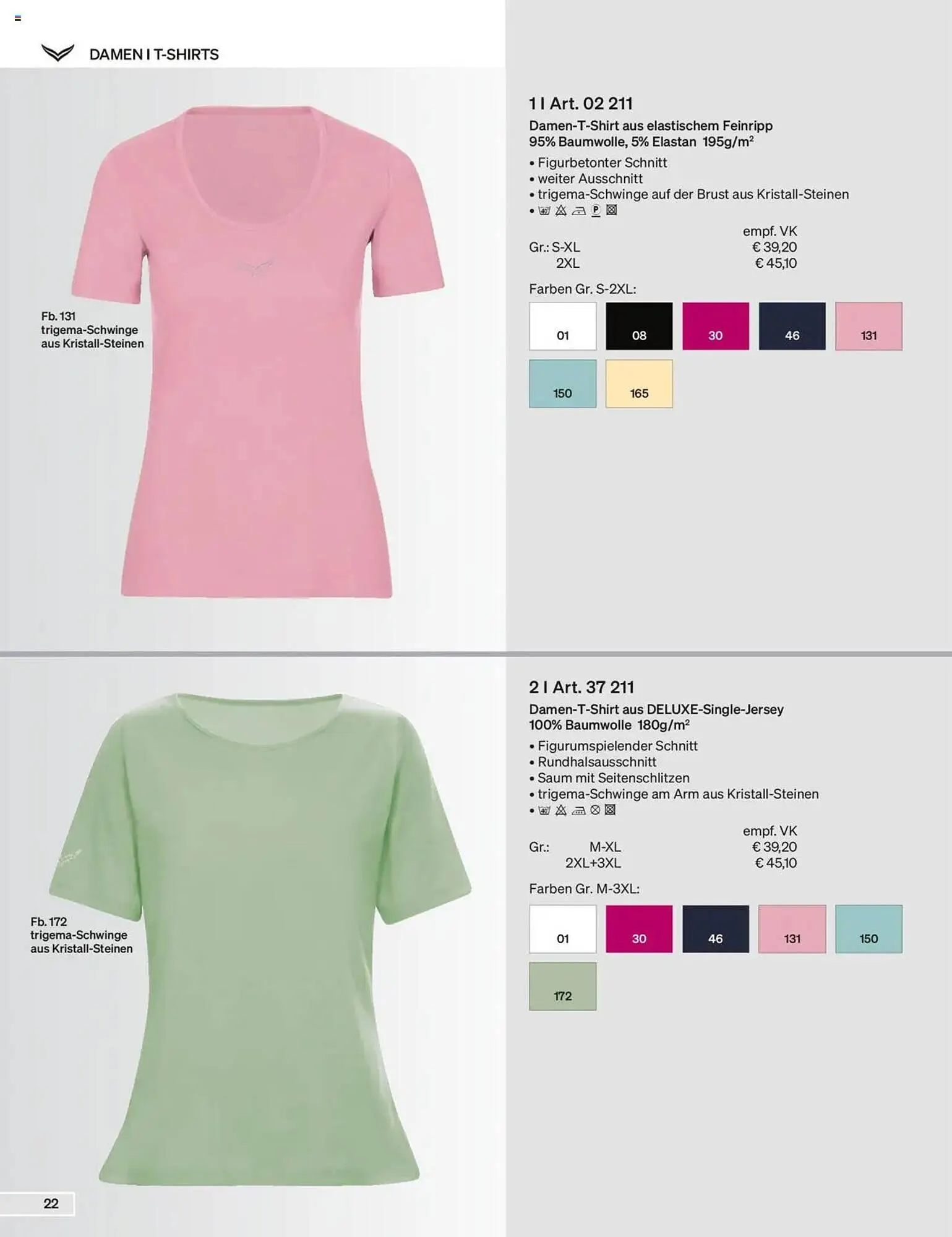 Trigema Prospekt von 17. Februar bis 17. August 2025 - Prospekt seite 22