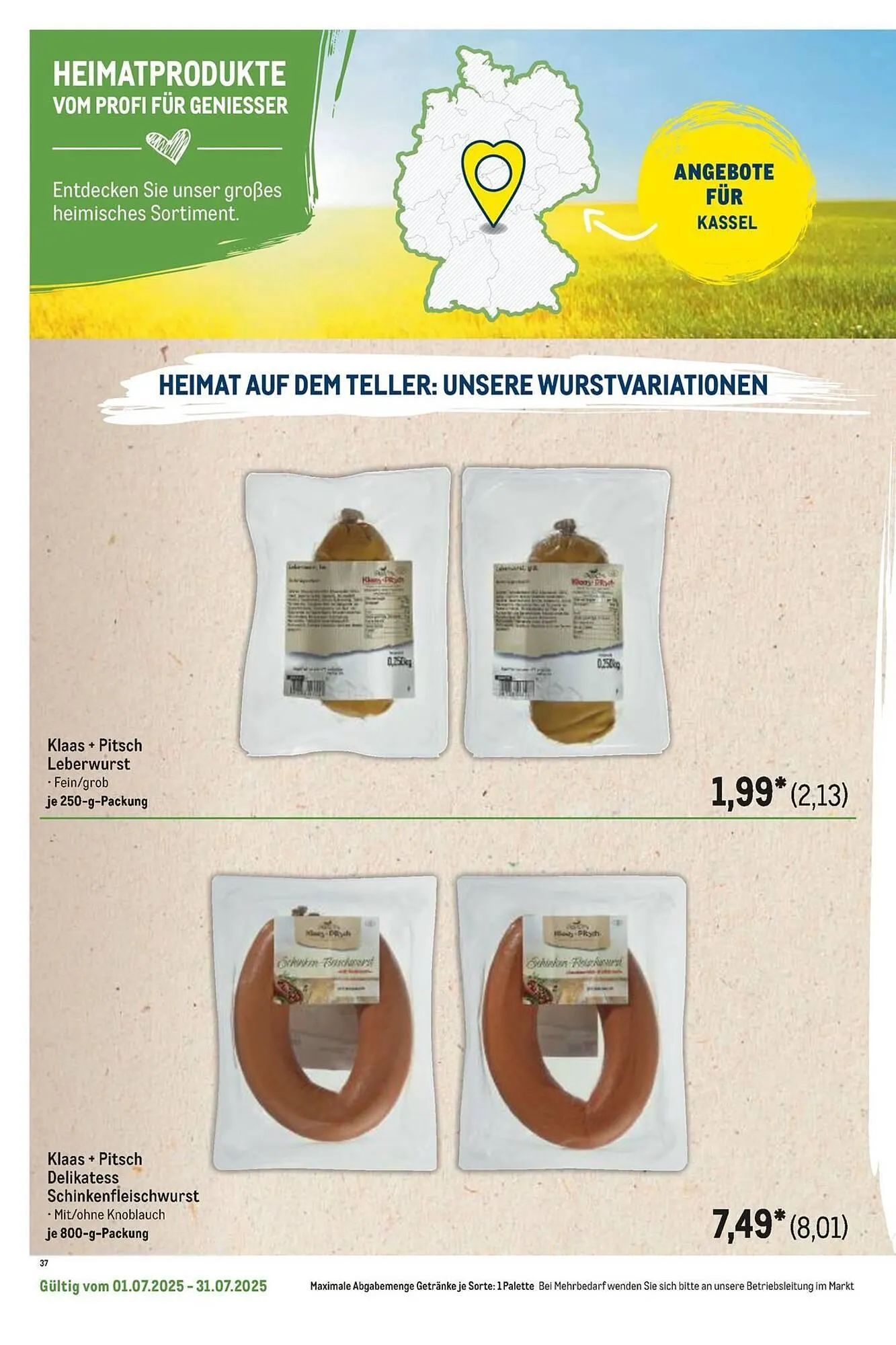 METRO Prospekt von 1. Juli bis 31. Juli 2025 - Prospekt seite 4