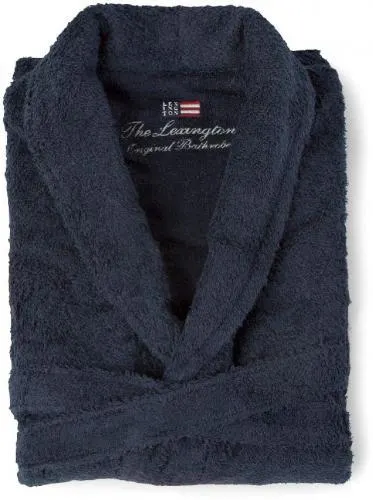 Lexington Bademantel Original Bathrobe True Navy