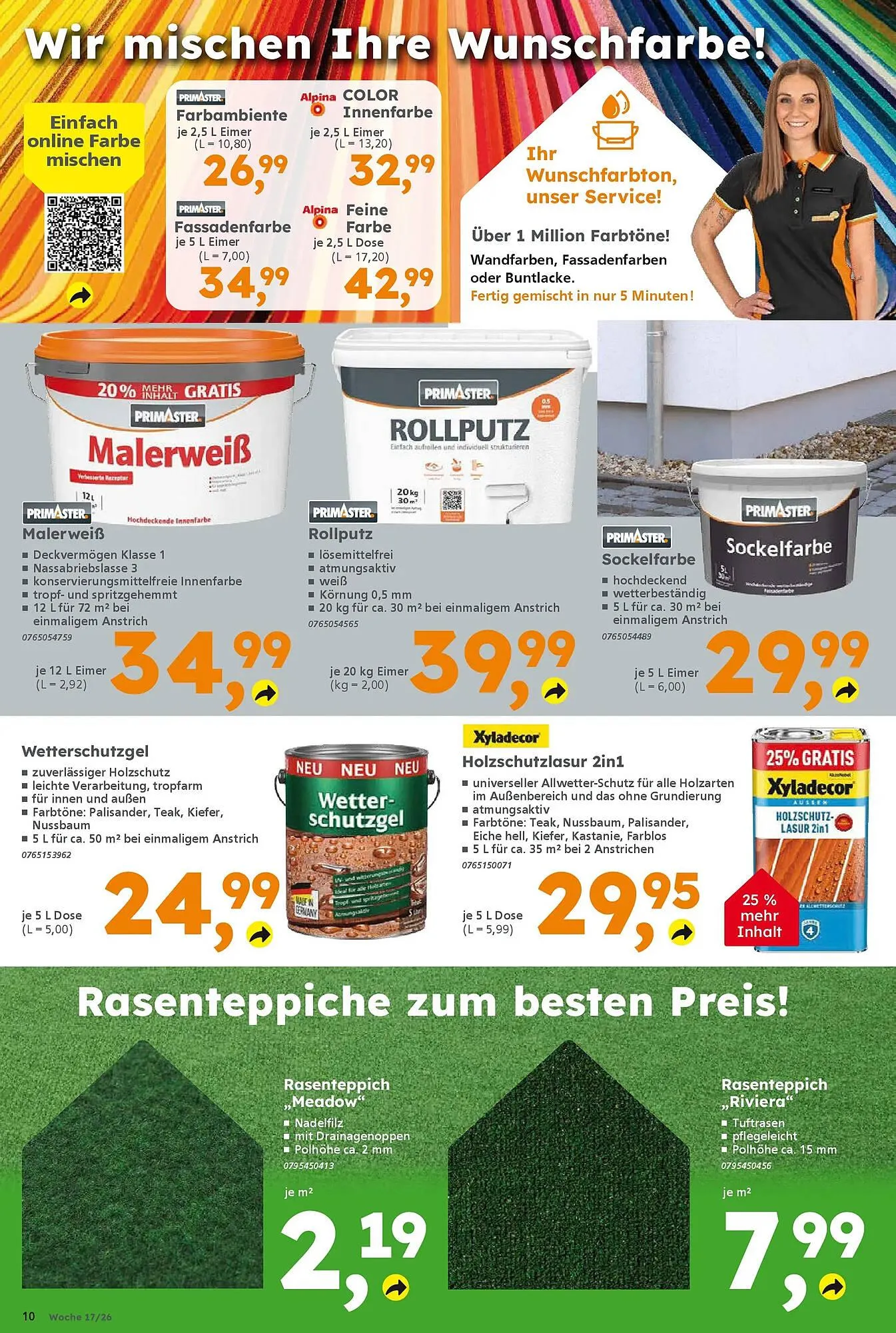 Globus Baumarkt Prospekt von 19. April bis 25. April 2026 - Prospekt seite 10