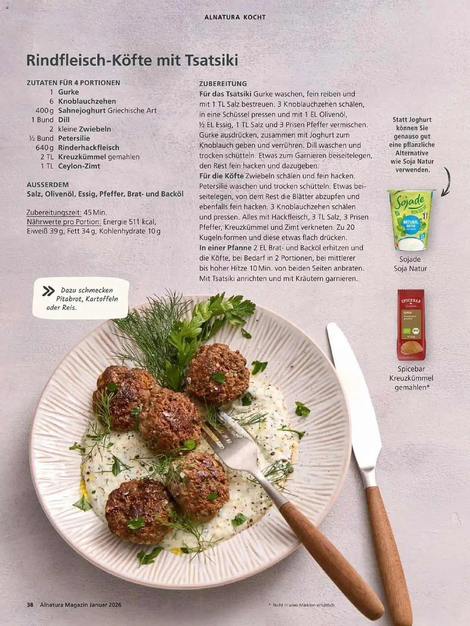 Alnatura Prospekt von 1. Januar bis 31. Januar 2026 - Prospekt seite 38