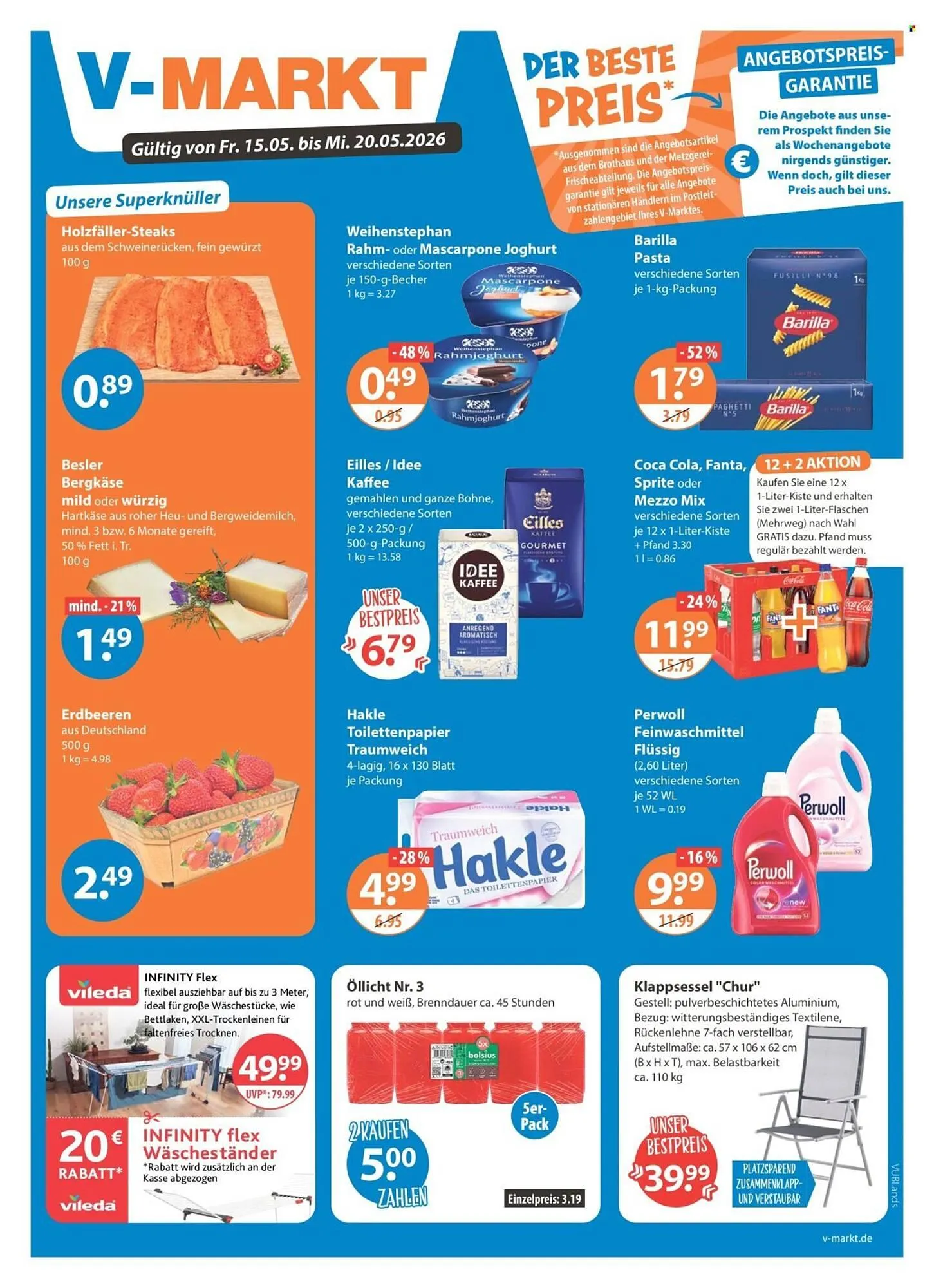 V Markt Prospekt von 15. Mai bis 20. Mai 2026 - Prospekt seite 1