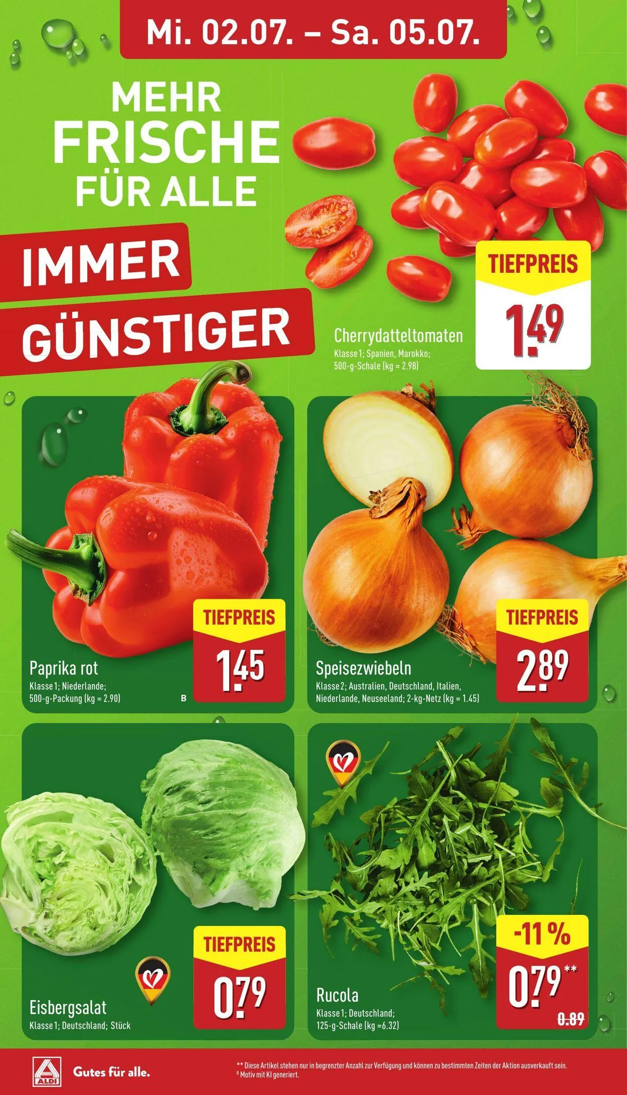 Aldi-Nord von 30. Juni bis 5. Juli 2025 - Prospekt seite 9