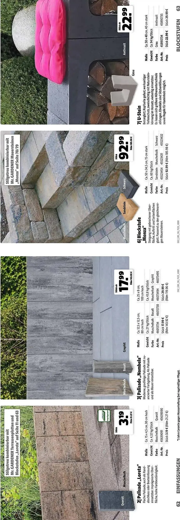 Hagebau Prospekt von 2. März bis 31. Dezember 2025 - Prospekt seite 63