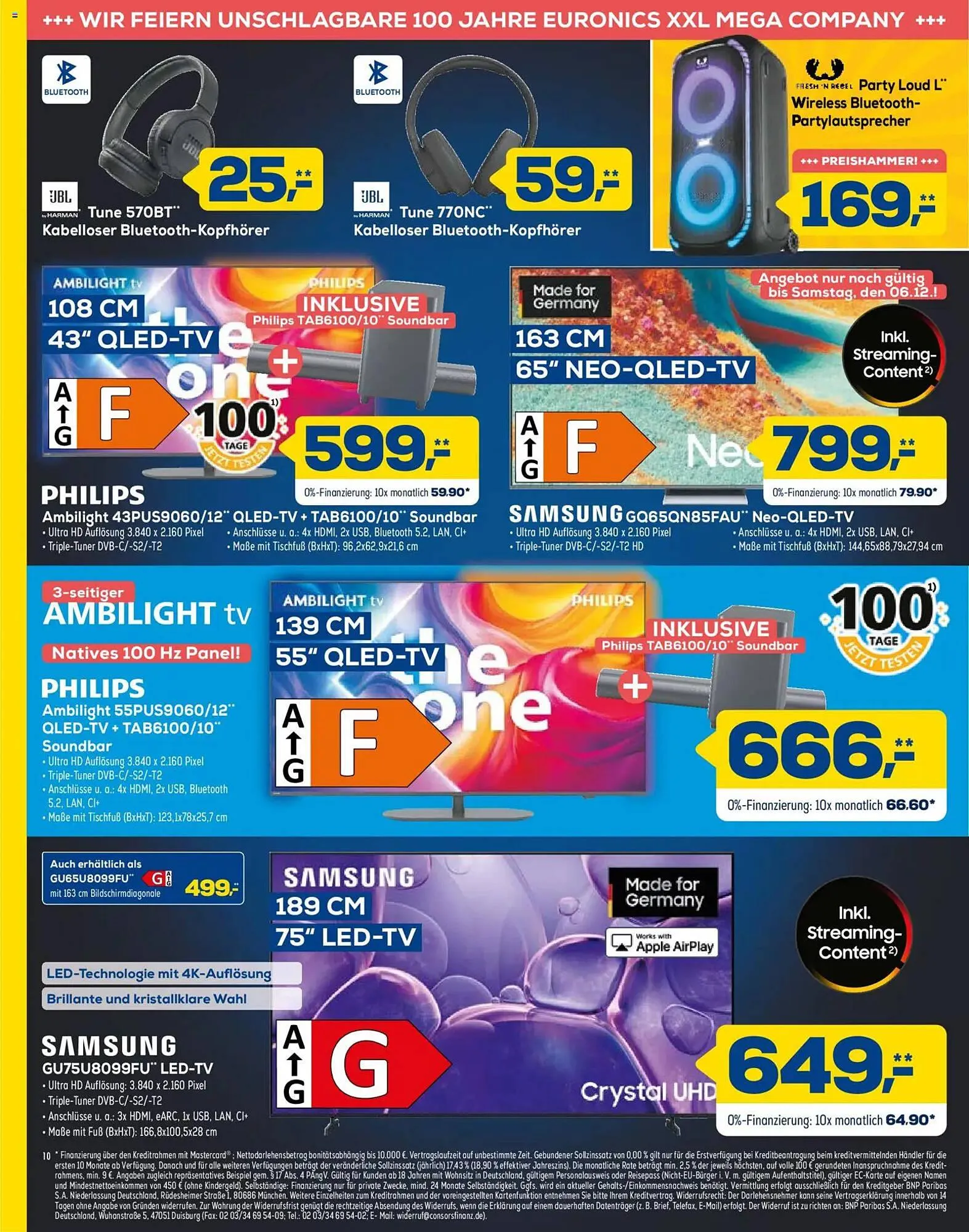 Euronics Prospekt von 3. Dezember bis 9. Dezember 2025 - Prospekt seite 10