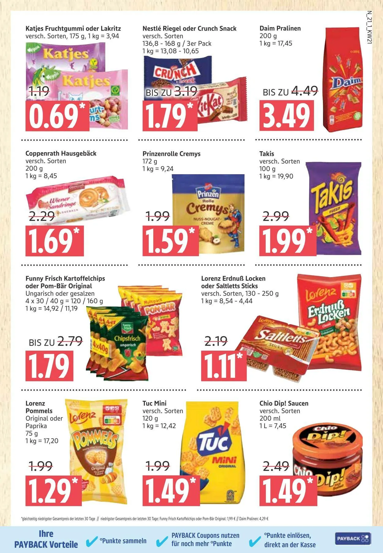 Marktkauf Aktueller Prospekt von 19. Mai bis 24. Mai 2025 - Prospekt seite 21