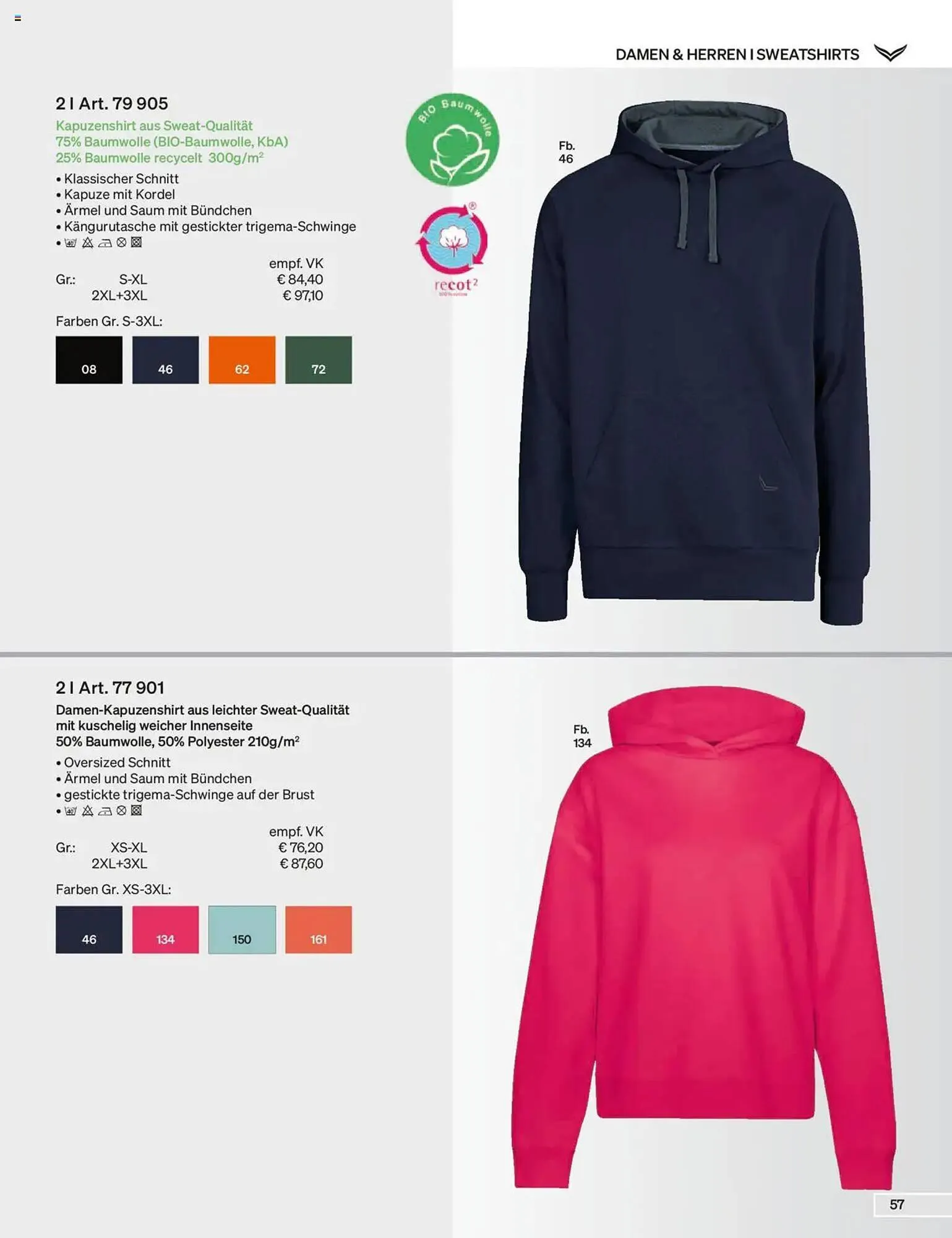 Trigema Prospekt von 17. Februar bis 17. August 2025 - Prospekt seite 57