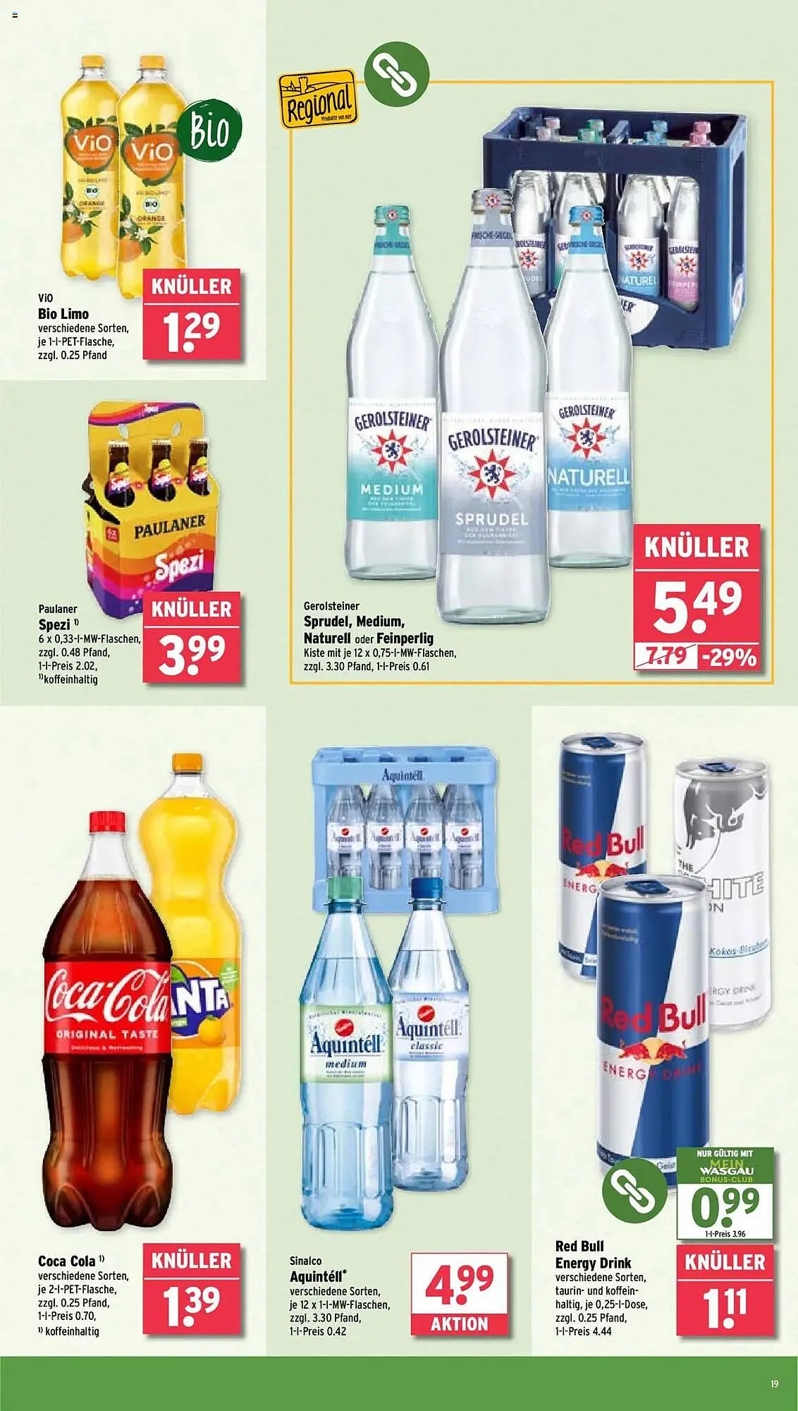 Wasgau Prospekt von 7. April bis 12. April 2025 - Prospekt seite 19