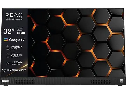 PEAQ PTV 32GF-5025C-B TV (Flat, 32 Zoll / 80,0 cm, Full-HD, SMART TV)