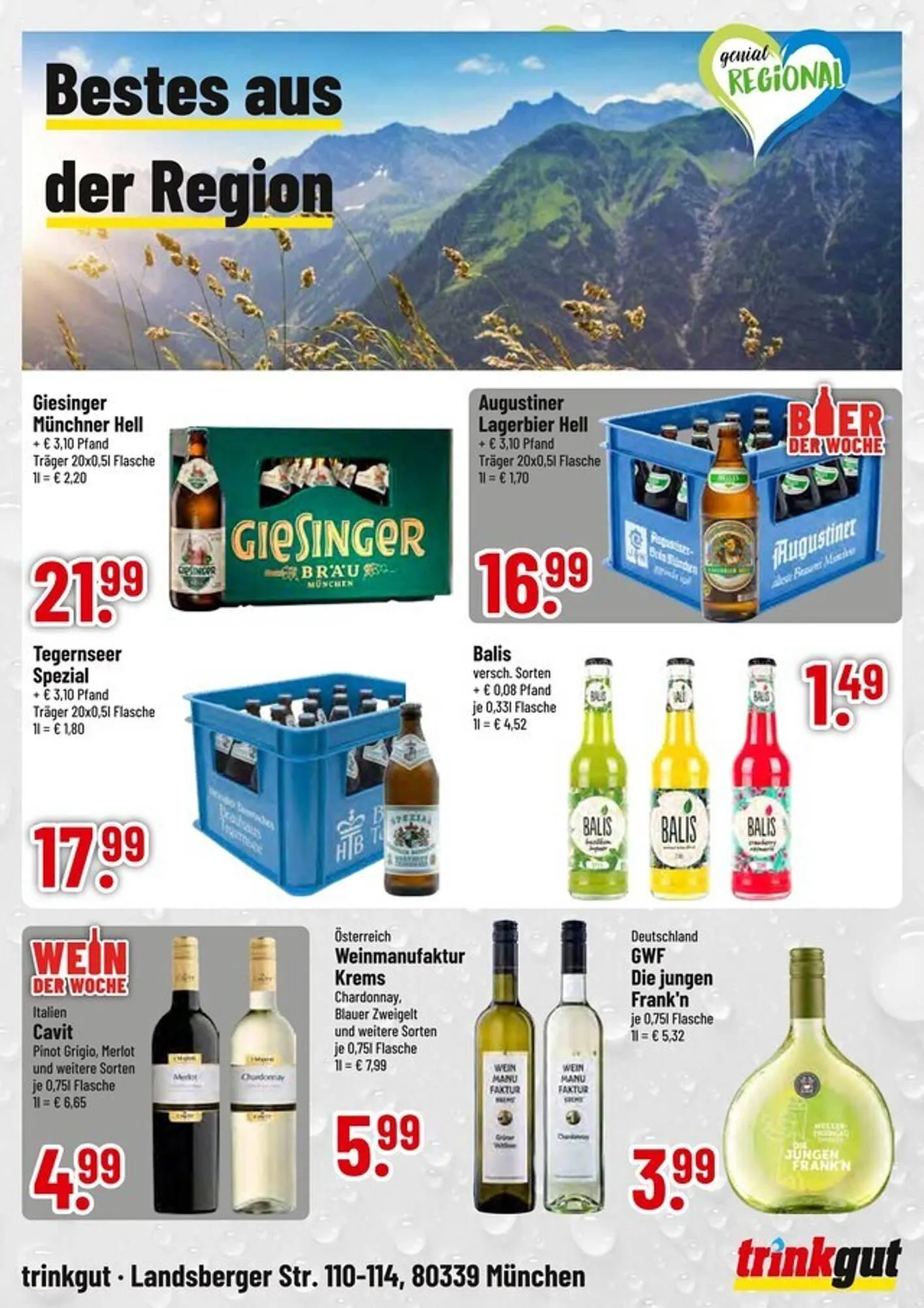 trinkgut Prospekt von 14. April bis 19. April 2025 - Prospekt seite 4