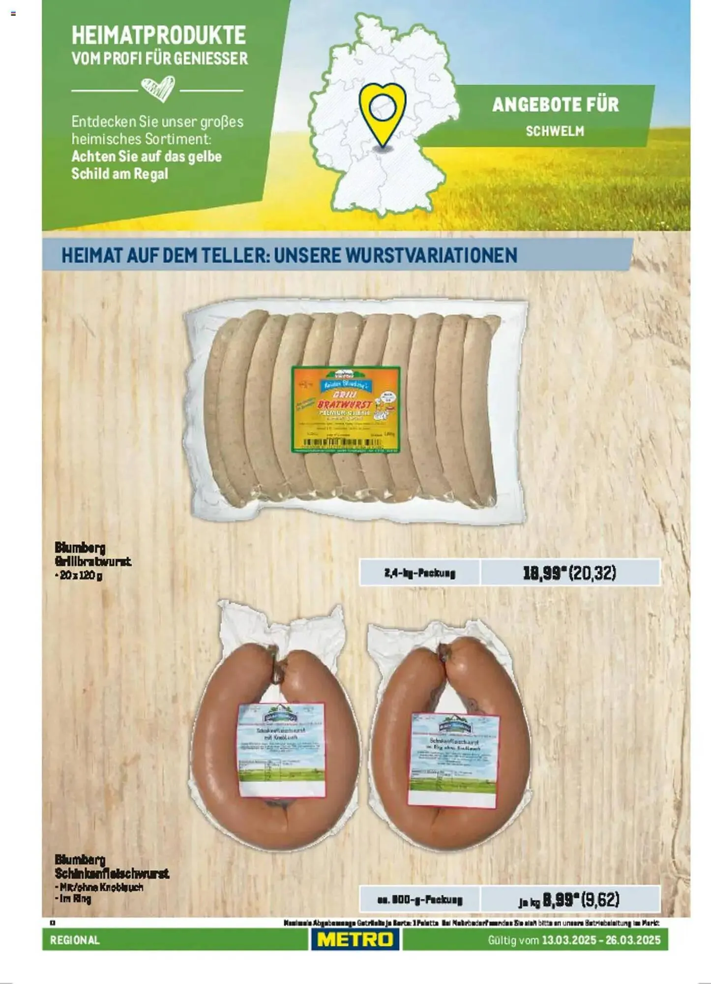 METRO Prospekt von 13. März bis 26. März 2025 - Prospekt seite 22