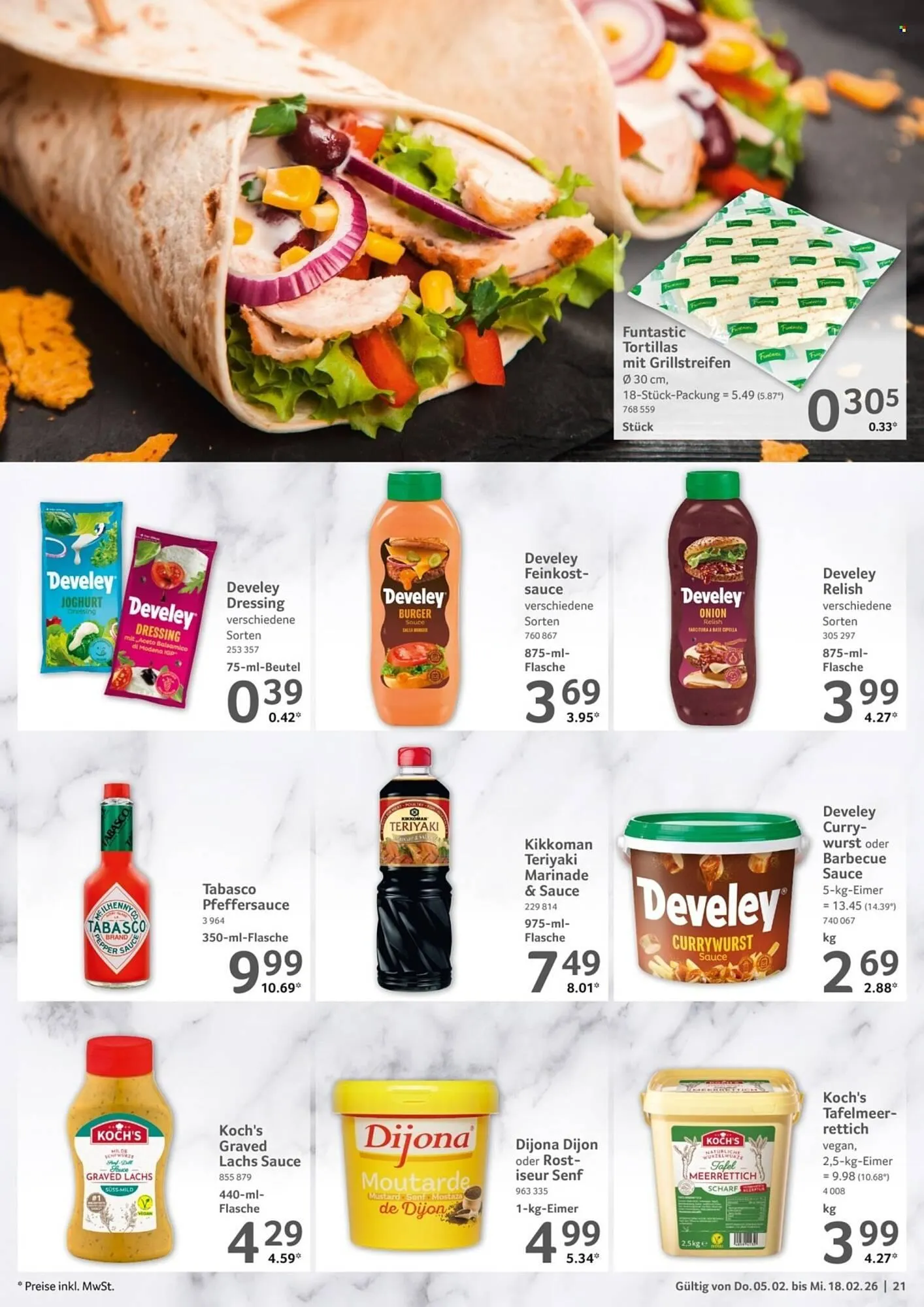 Selgros Prospekt von 5. Februar bis 18. Februar 2026 - Prospekt seite 21