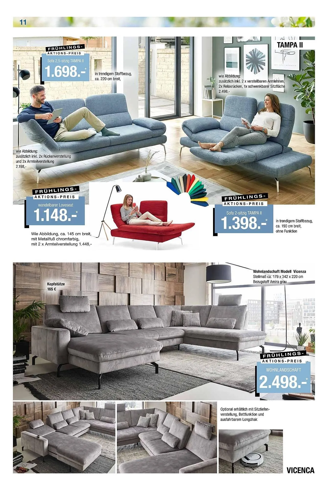 külkens+sohn Polstermöbel Prospekt von 15. März bis 12. April 2025 - Prospekt seite 11
