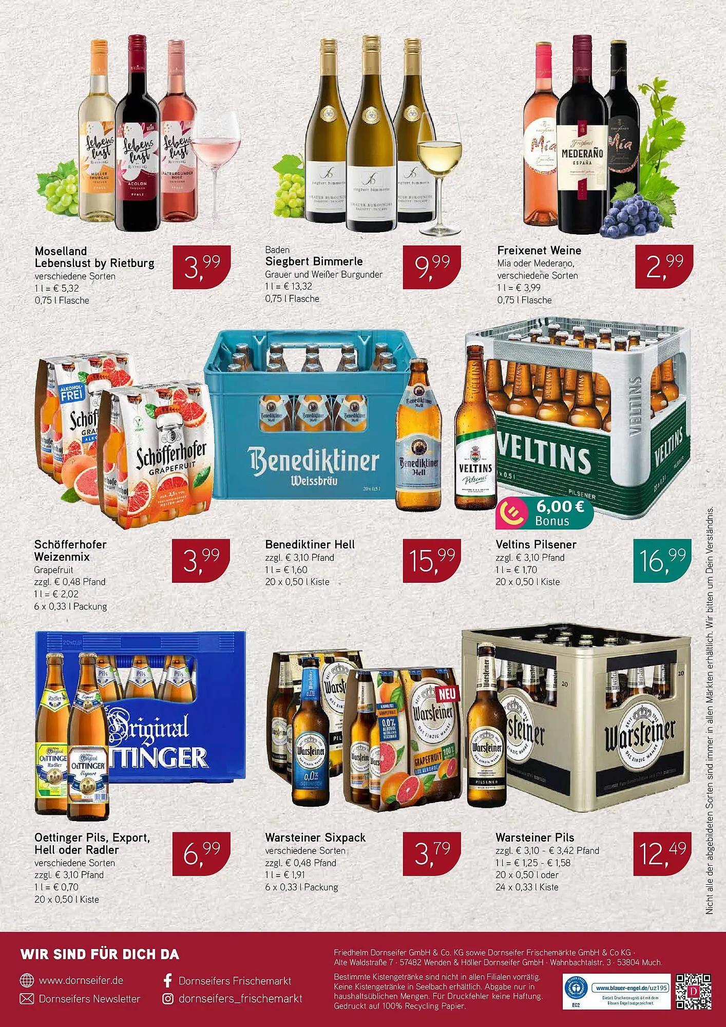 Dornseifer Prospekt von 3. April bis 12. April 2025 - Prospekt seite 16