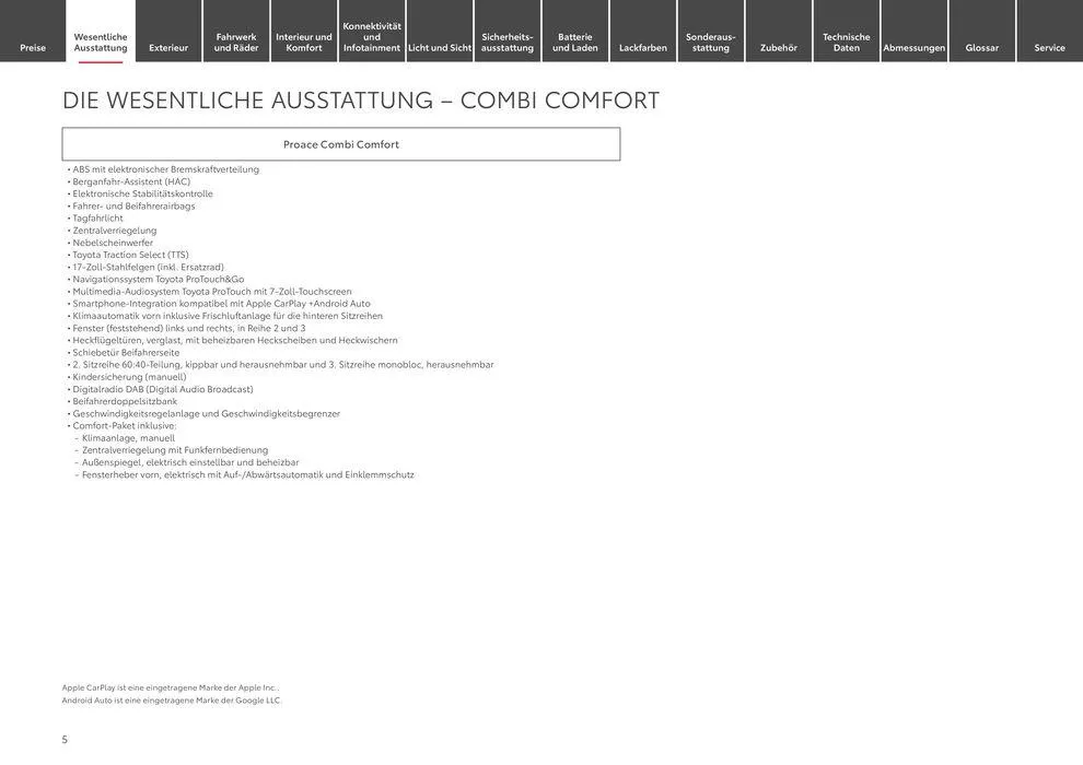 Toyota Proace/Proace Electric von 11. Mai bis 11. Mai 2025 - Prospekt seite 5