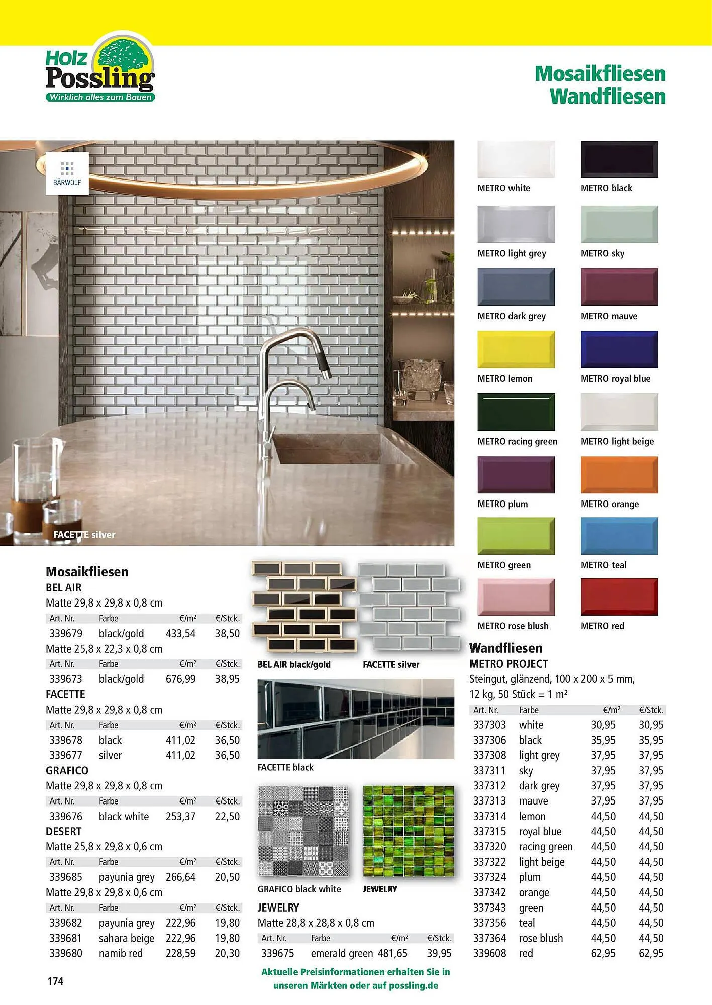 Holz Possling Prospekt von 31. März bis 30. Juni 2025 - Prospekt seite 174