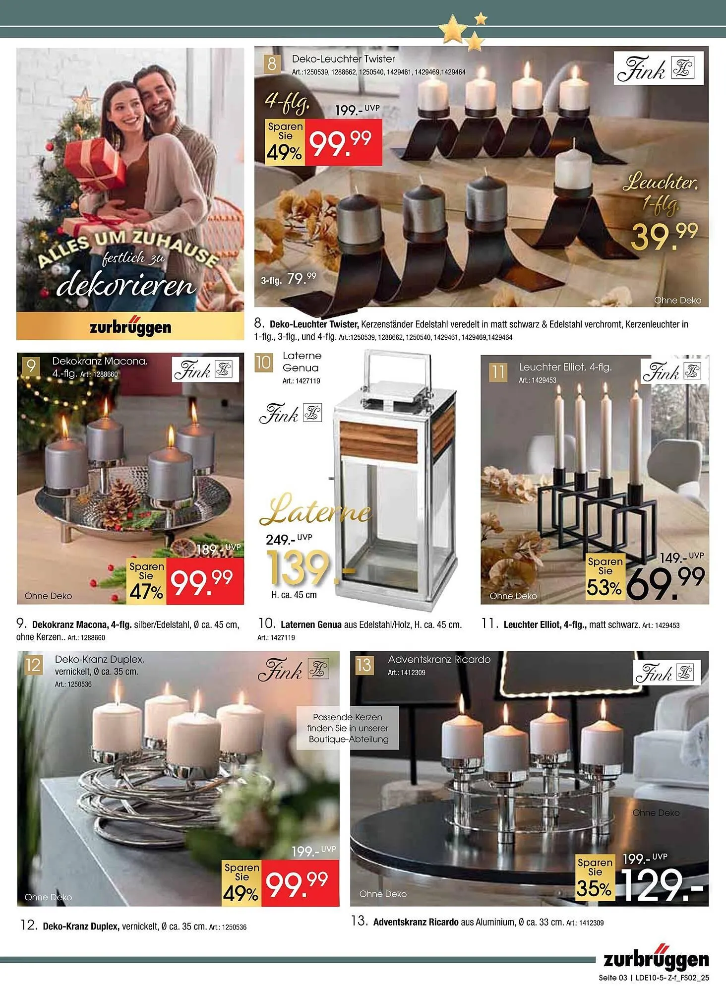 Zurbrüggen Prospekt von 11. Oktober bis 15. November 2025 - Prospekt seite 3