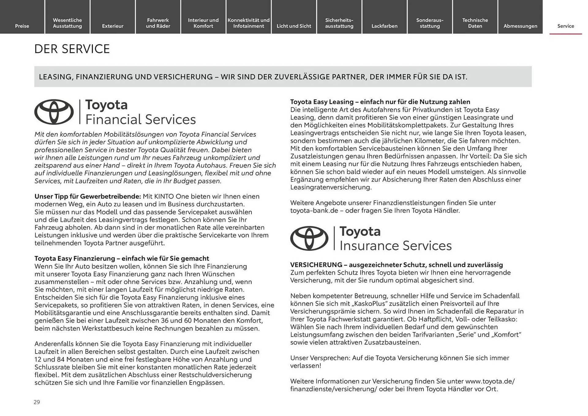 Toyota Prospekt von 28. August bis 28. August 2025 - Prospekt seite 29