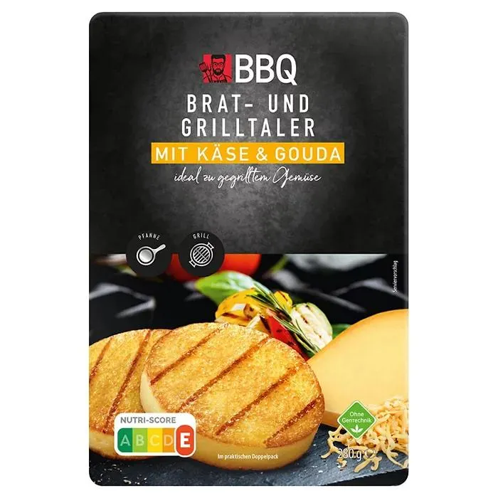 BBQ Brat- und Grillkäsetaler 280 g, Gouda