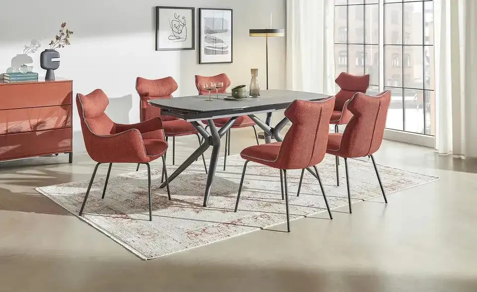 uno Esszimmerstuhl mit Metallgestell Denver