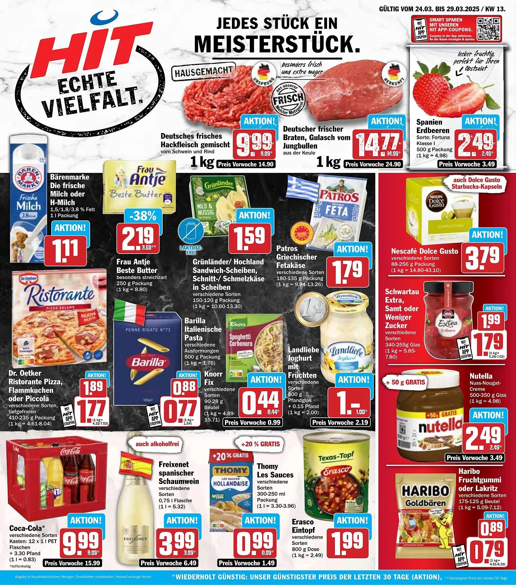 Hit Prospekt von 24. März bis 29. März 2025 - Prospekt seite 1