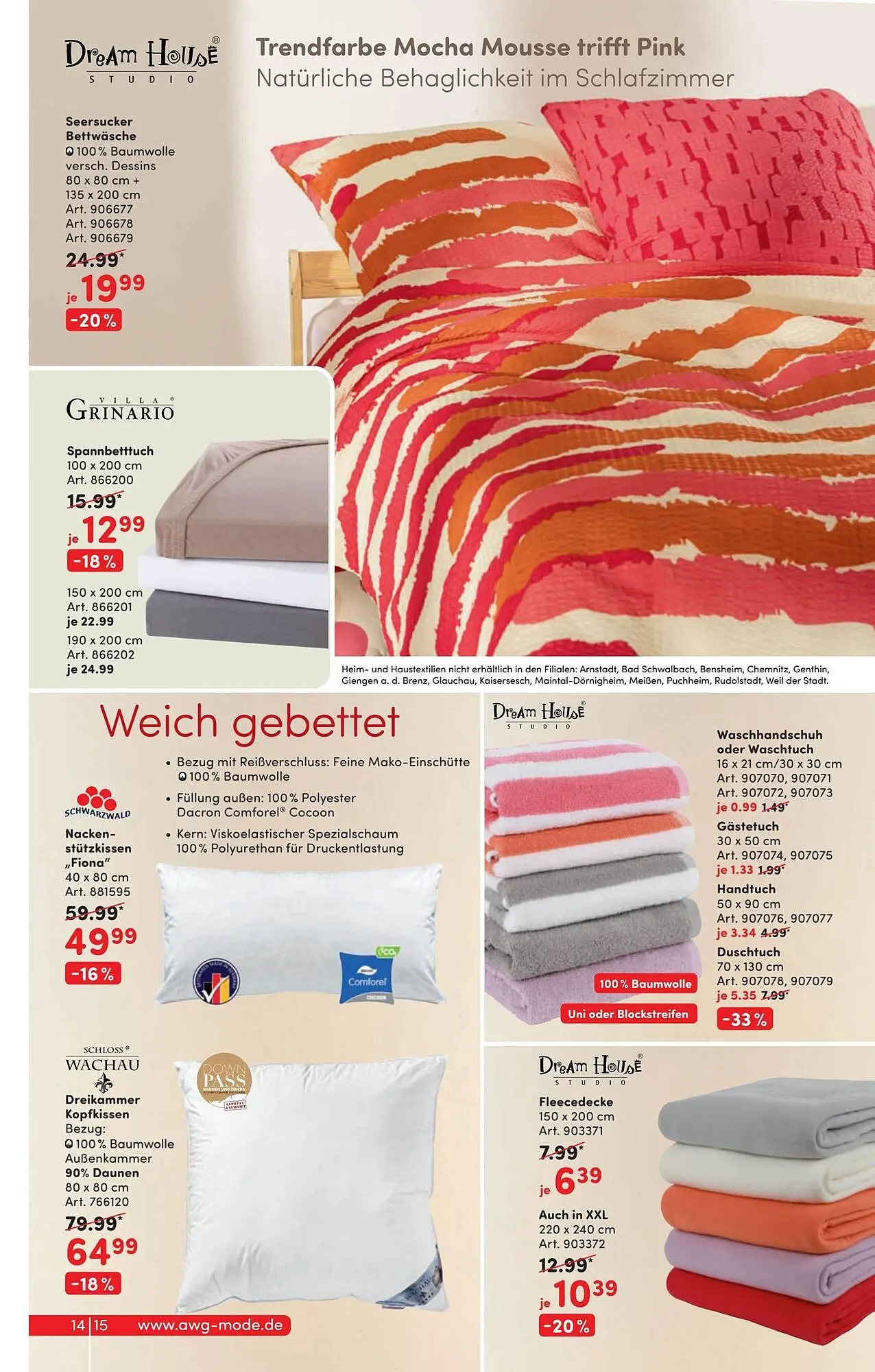 AWG Mode Prospekt von 1. März bis 16. März 2025 - Prospekt seite 14