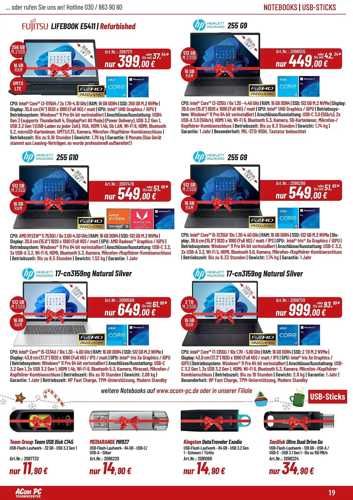 ACom PC Prospekt von 1. Dezember bis 31. Januar 2025 - Prospekt seite 19