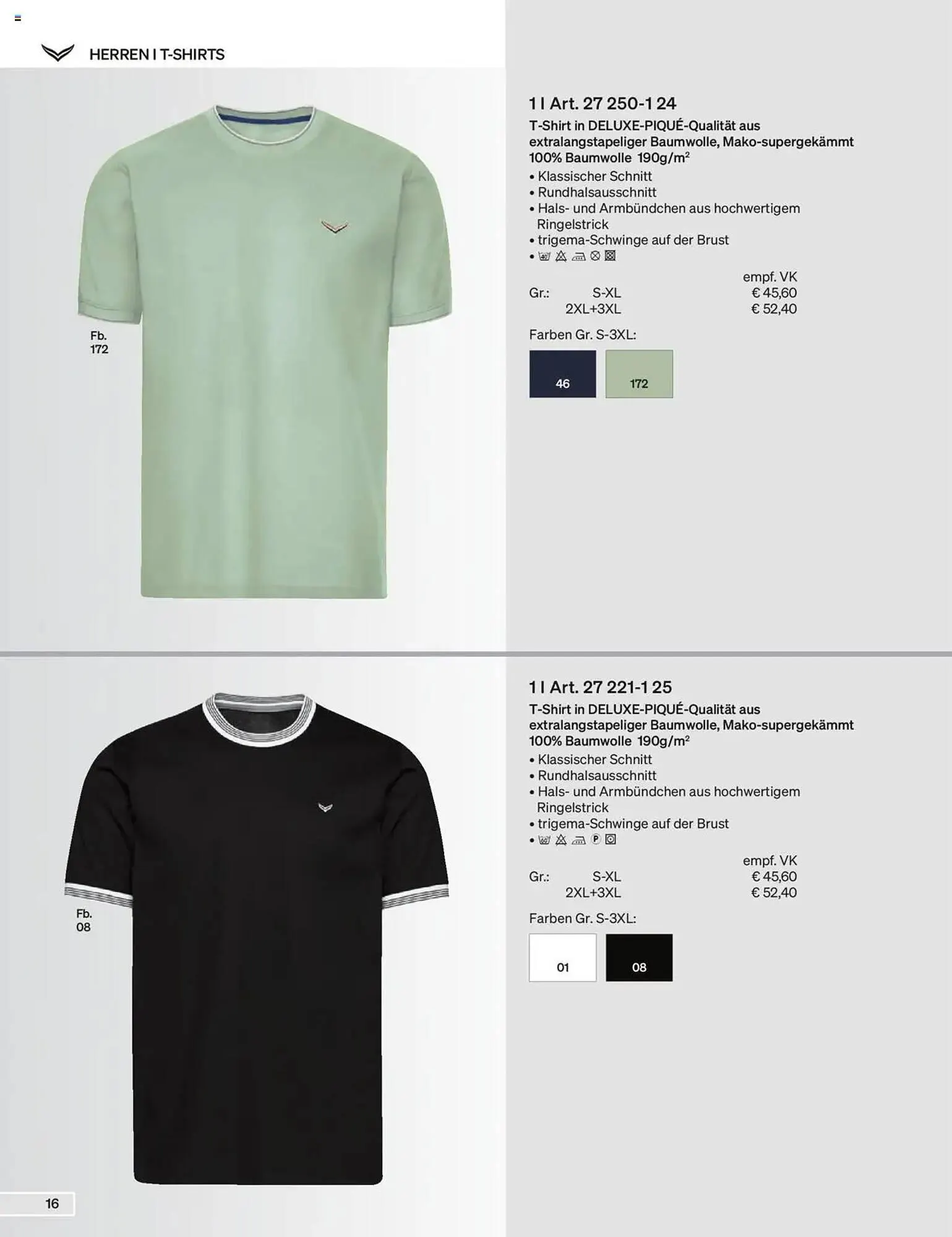 Trigema Prospekt von 17. Februar bis 17. August 2025 - Prospekt seite 16