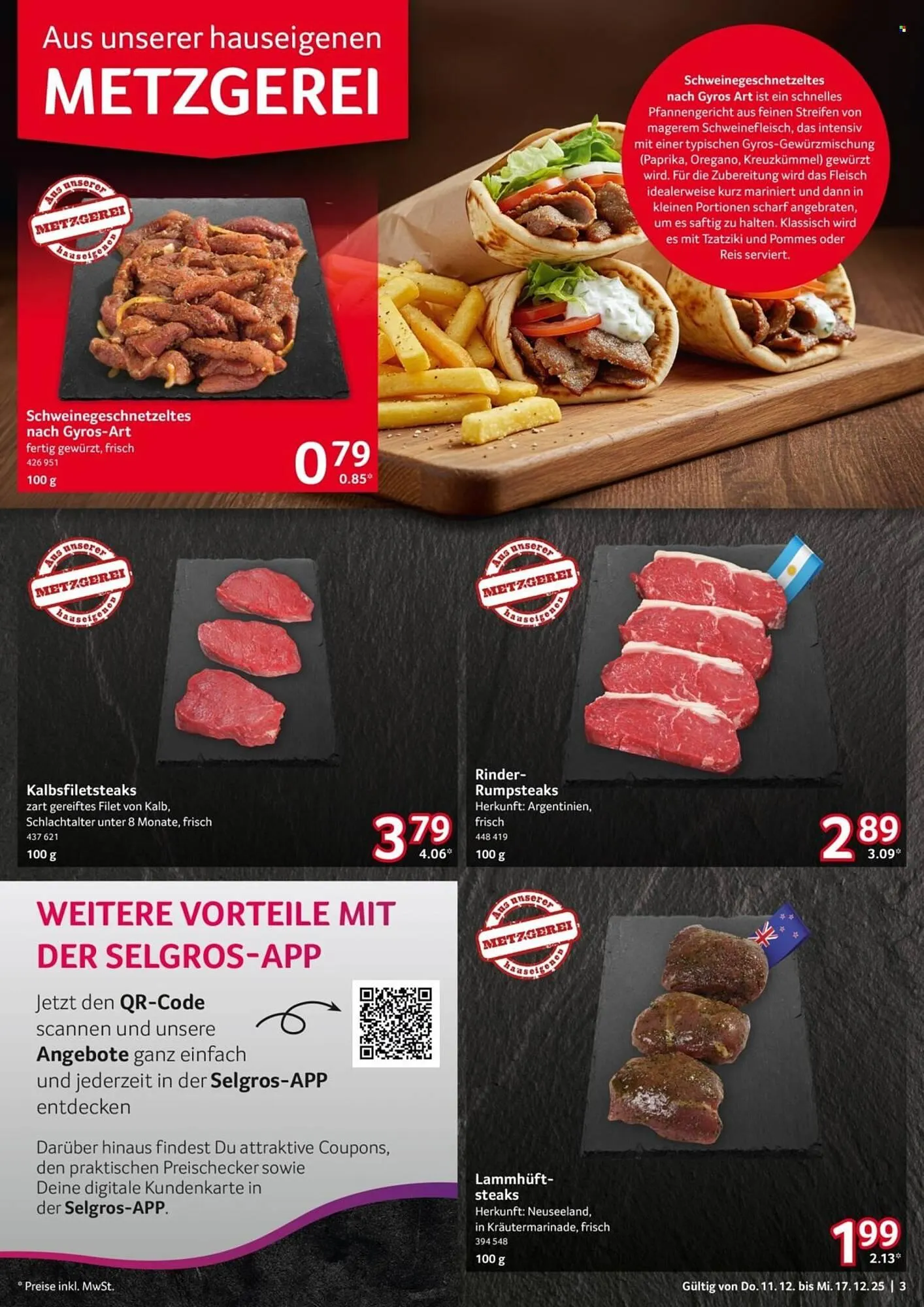 Selgros Prospekt von 11. Dezember bis 17. Dezember 2025 - Prospekt seite 3